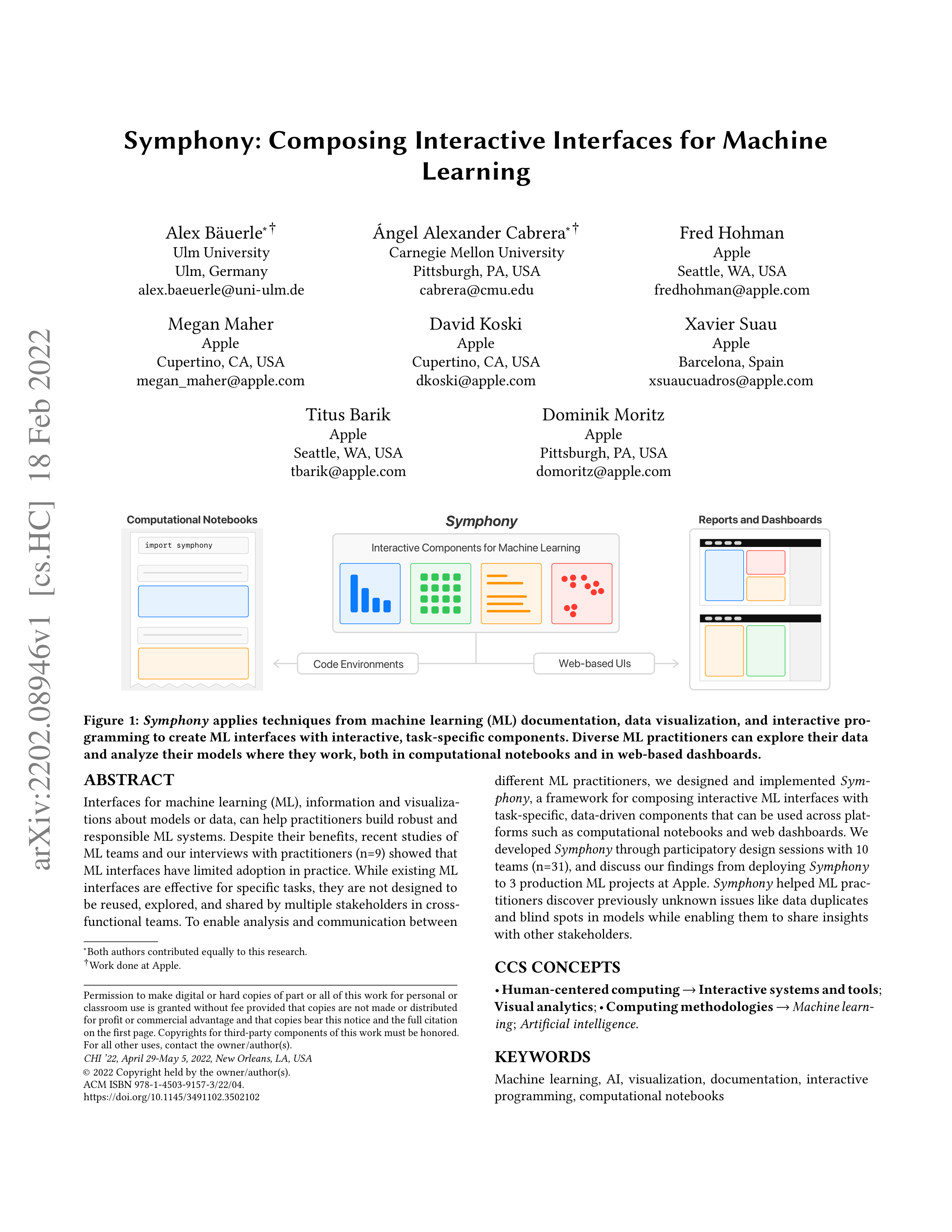 Apple Machine Learning Data Visualization — page 1