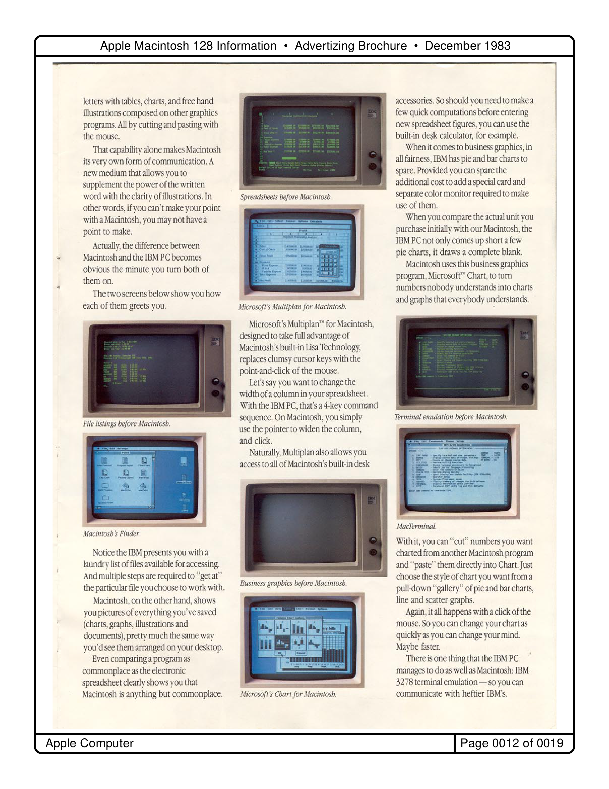 Apple Macintosh 128 Brochure — page 12