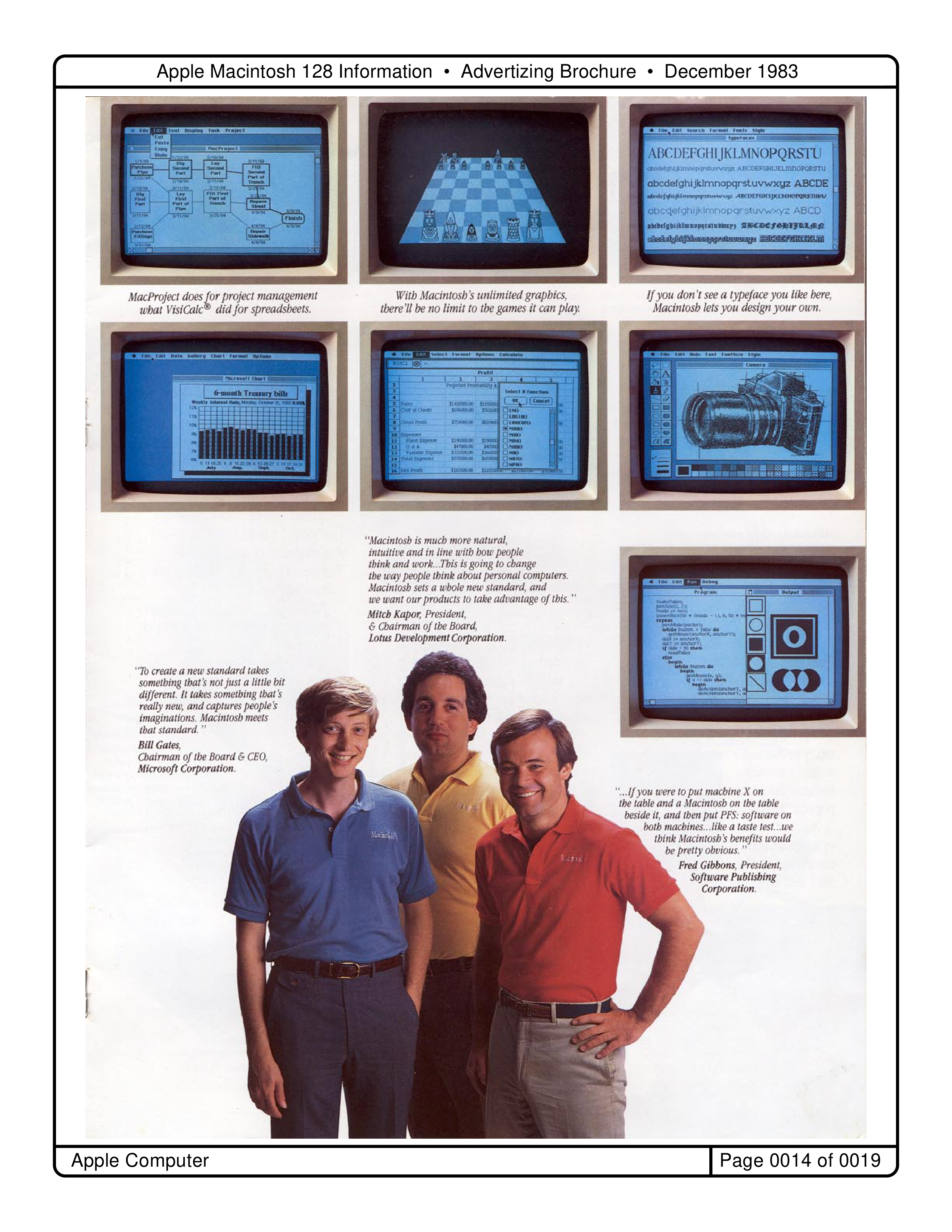 Apple Macintosh 128 Brochure — page 14