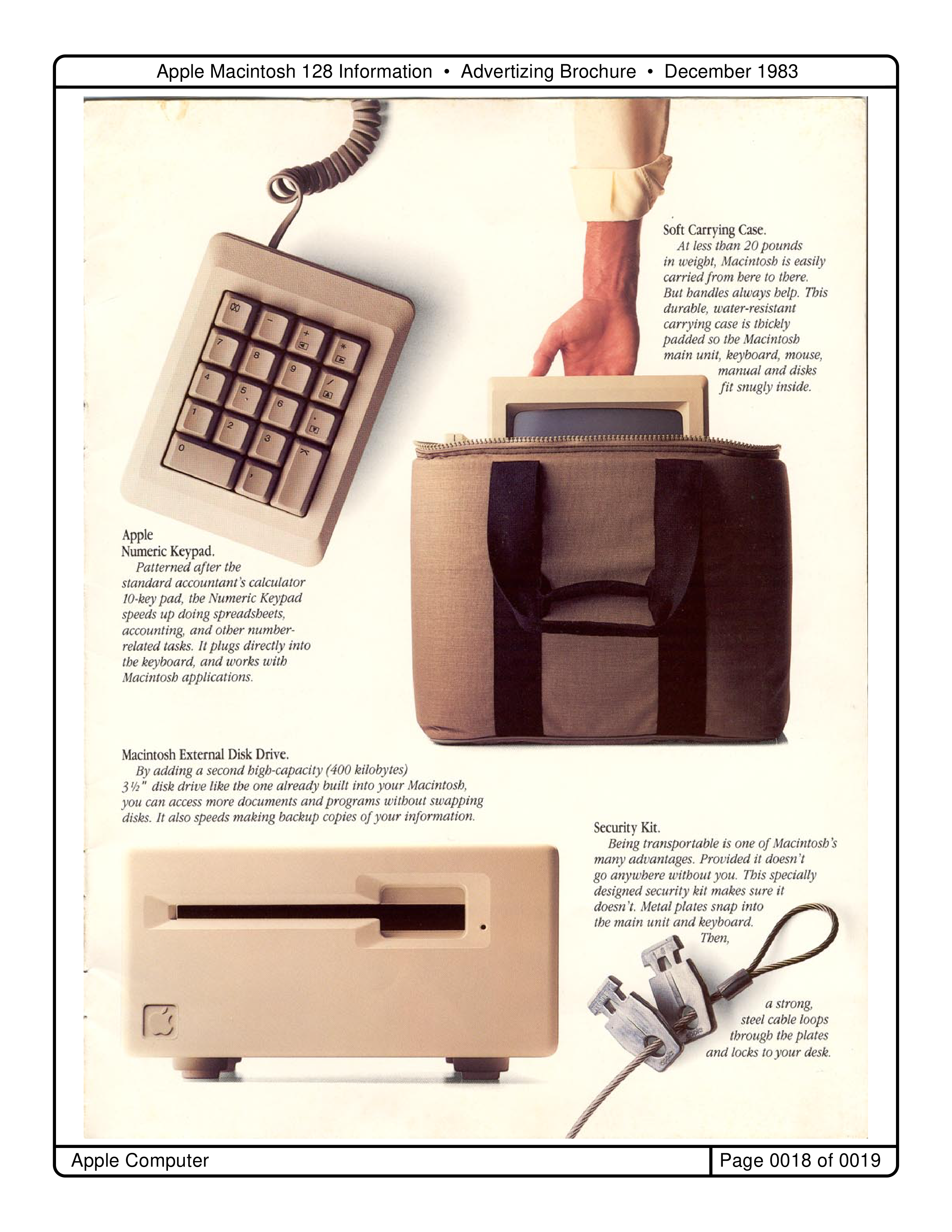 Apple Macintosh 128 Brochure — page 18