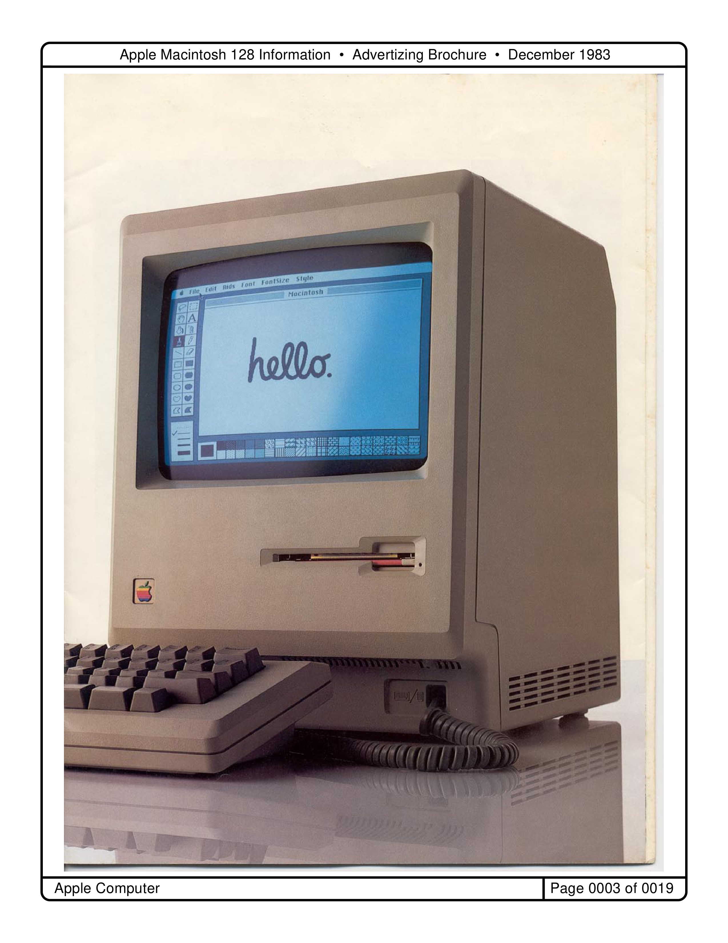 Apple Macintosh 128 Brochure — page 3