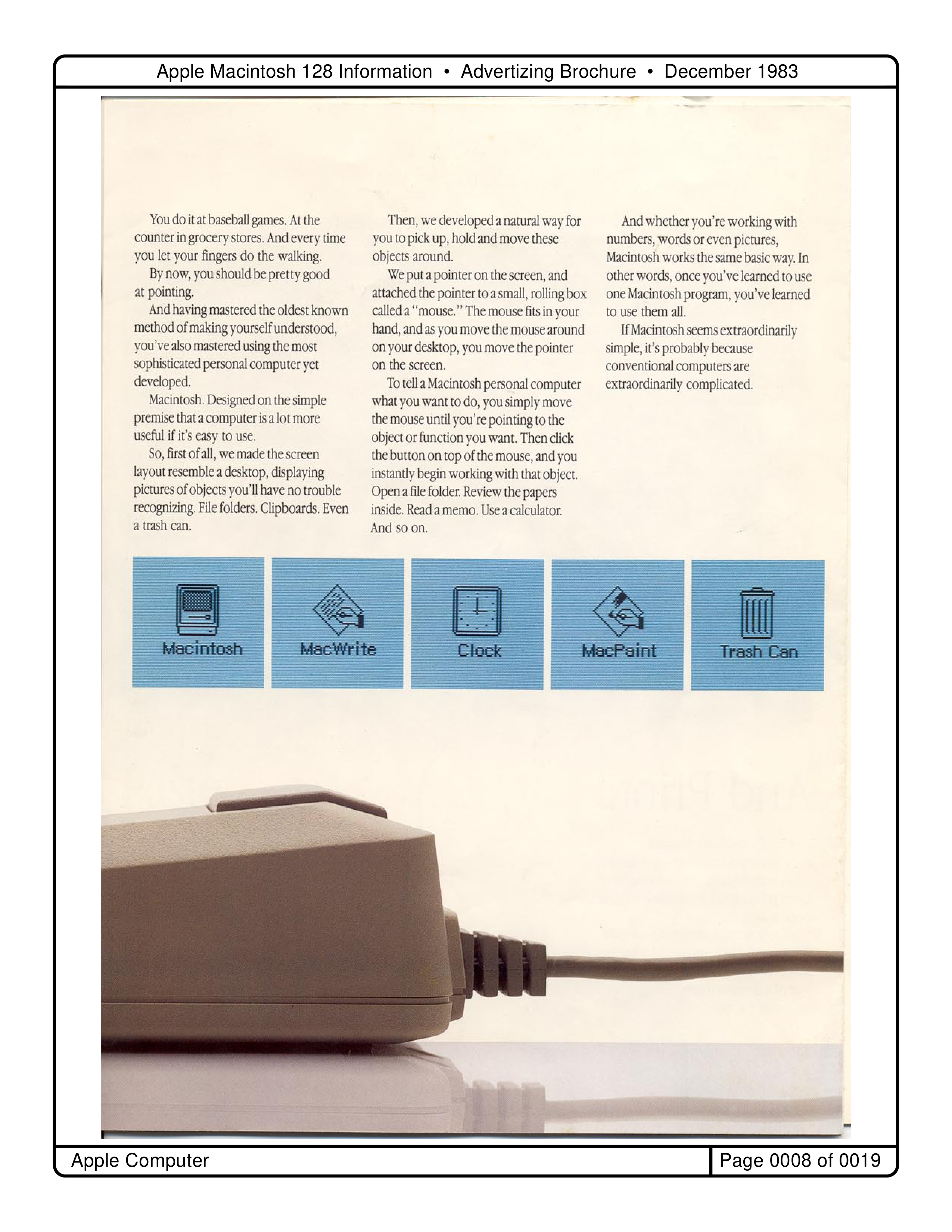 Apple Macintosh 128 Brochure — page 8