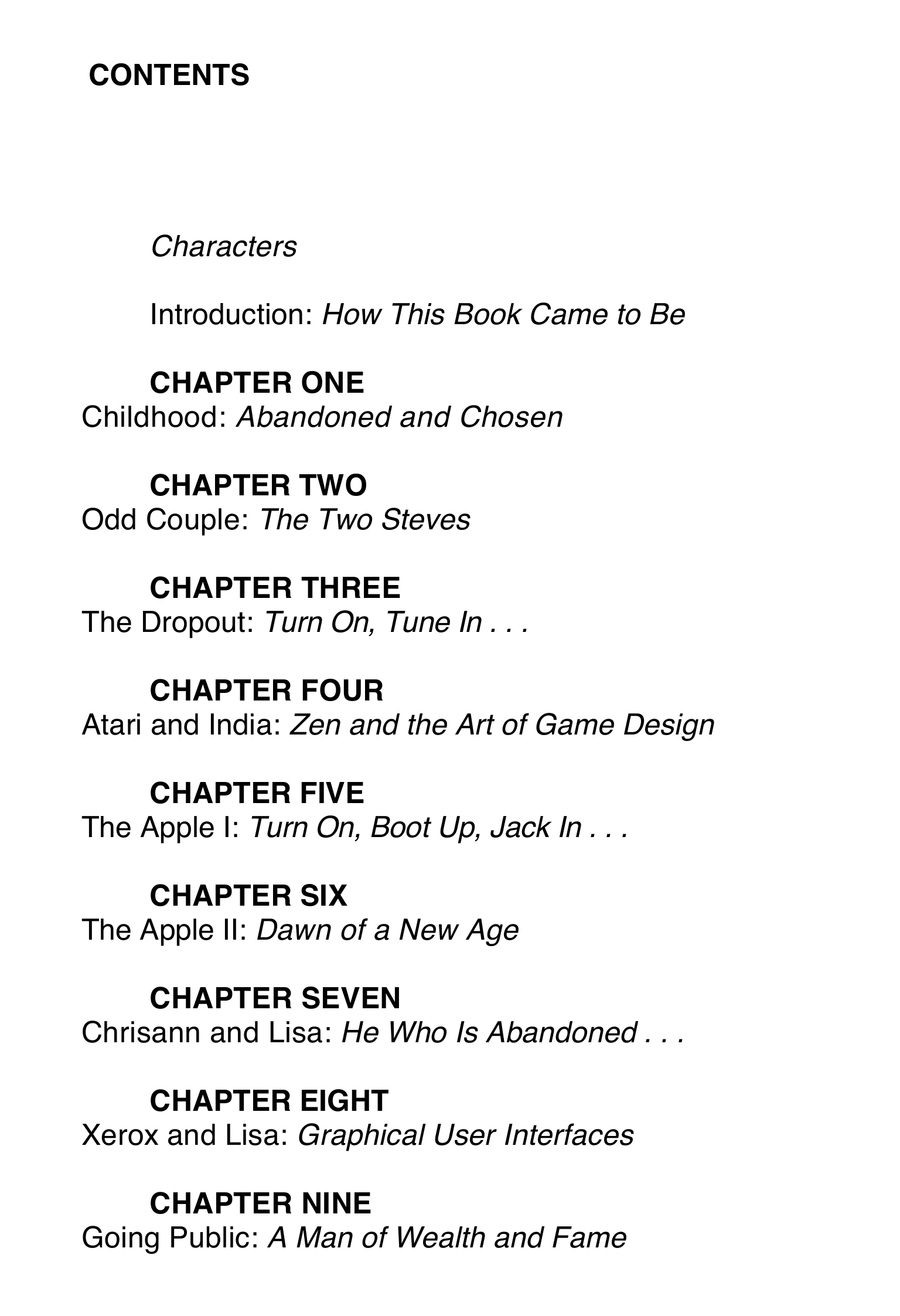 Apple Steve Jobs Biography by Walter Isaacson — page 10