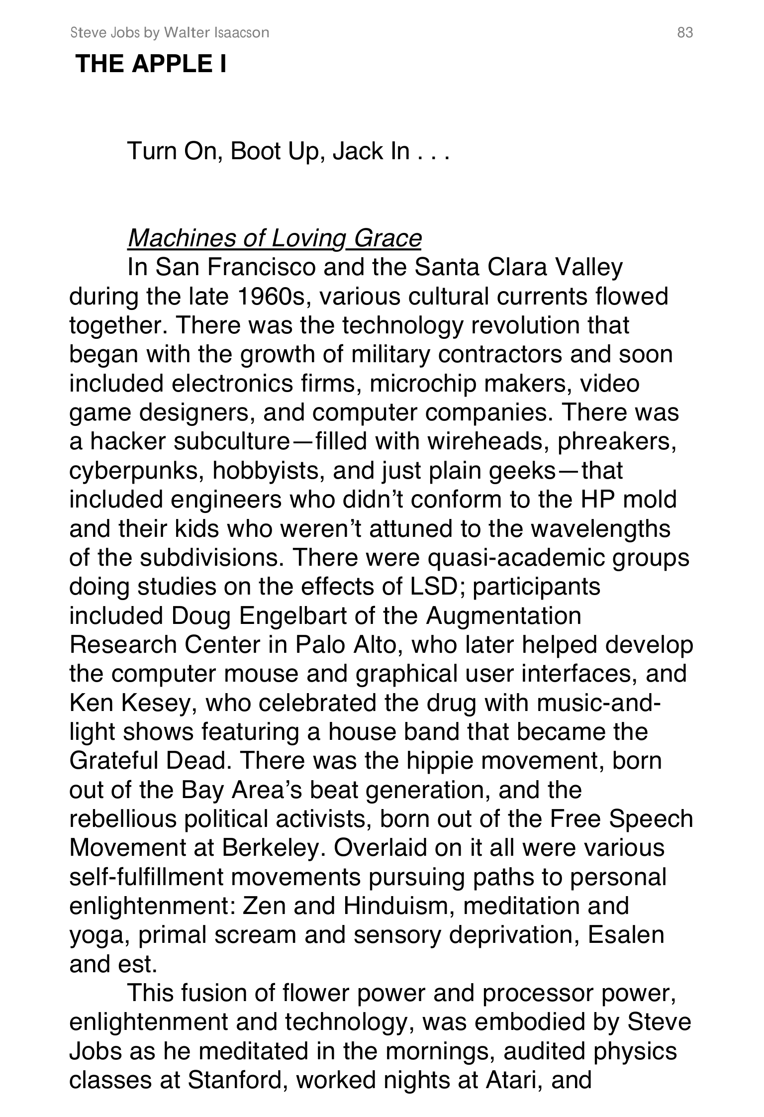 Apple Steve Jobs Biography by Walter Isaacson — page 101
