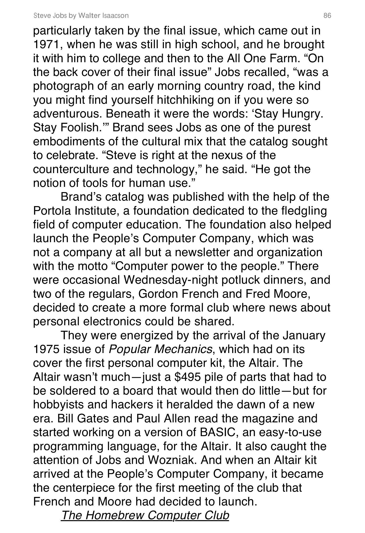 Apple Steve Jobs Biography by Walter Isaacson — page 104
