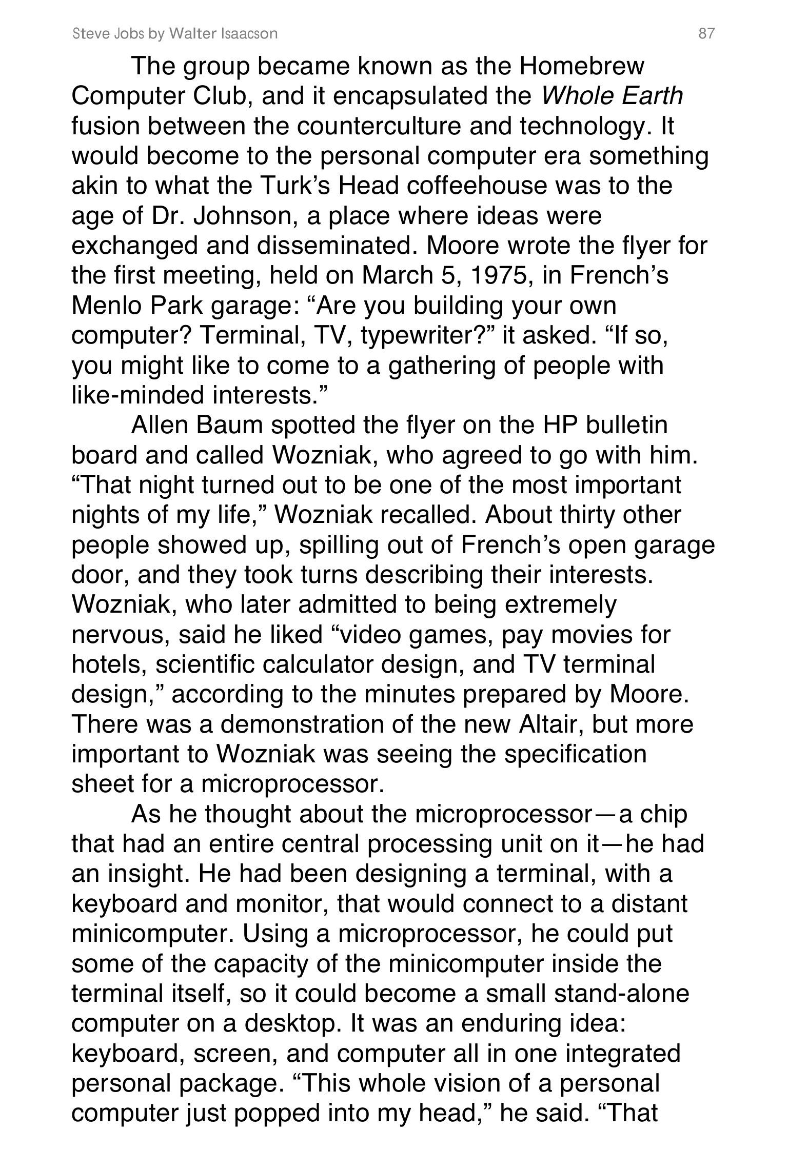 Apple Steve Jobs Biography by Walter Isaacson — page 105