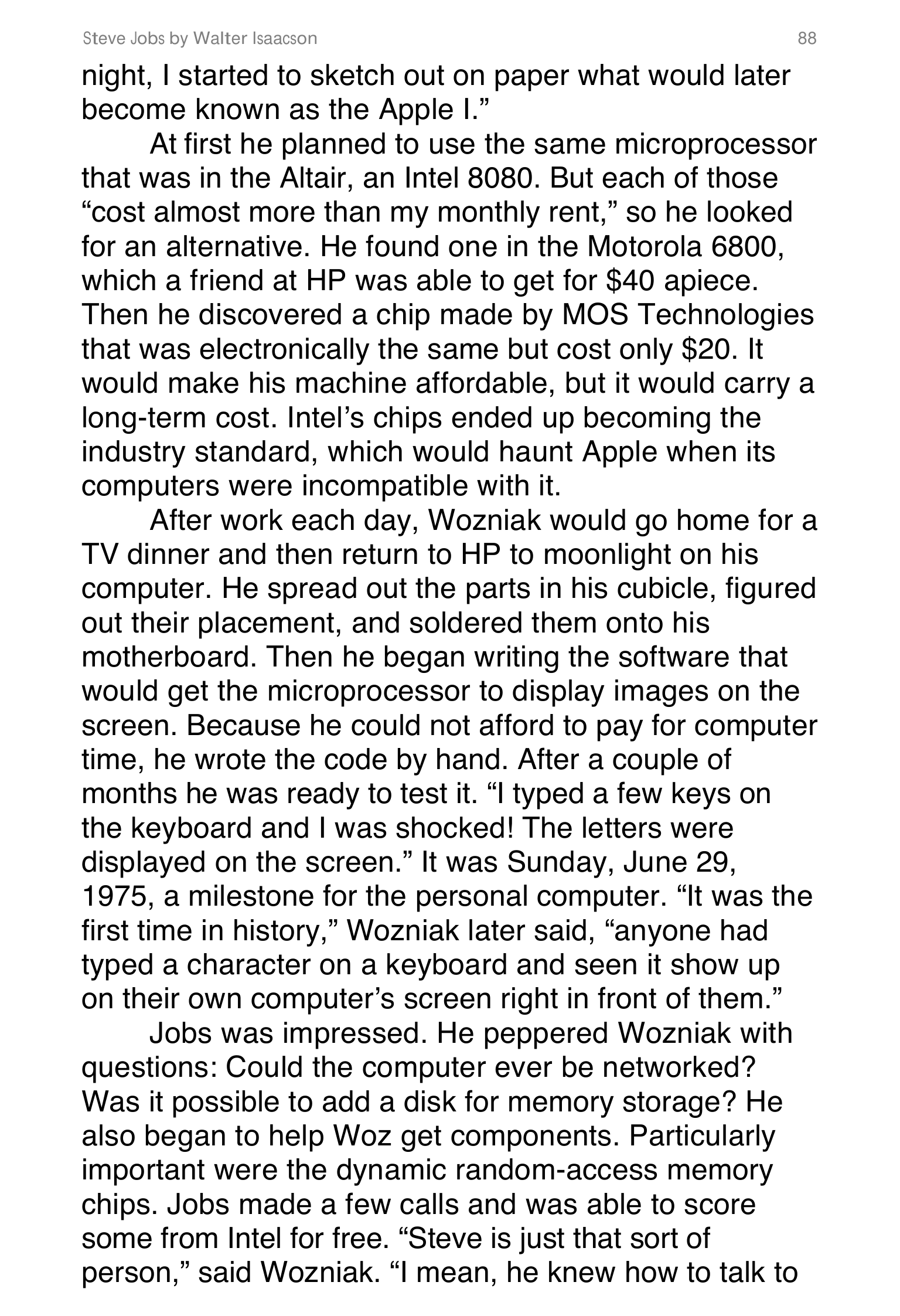 Apple Steve Jobs Biography by Walter Isaacson — page 106