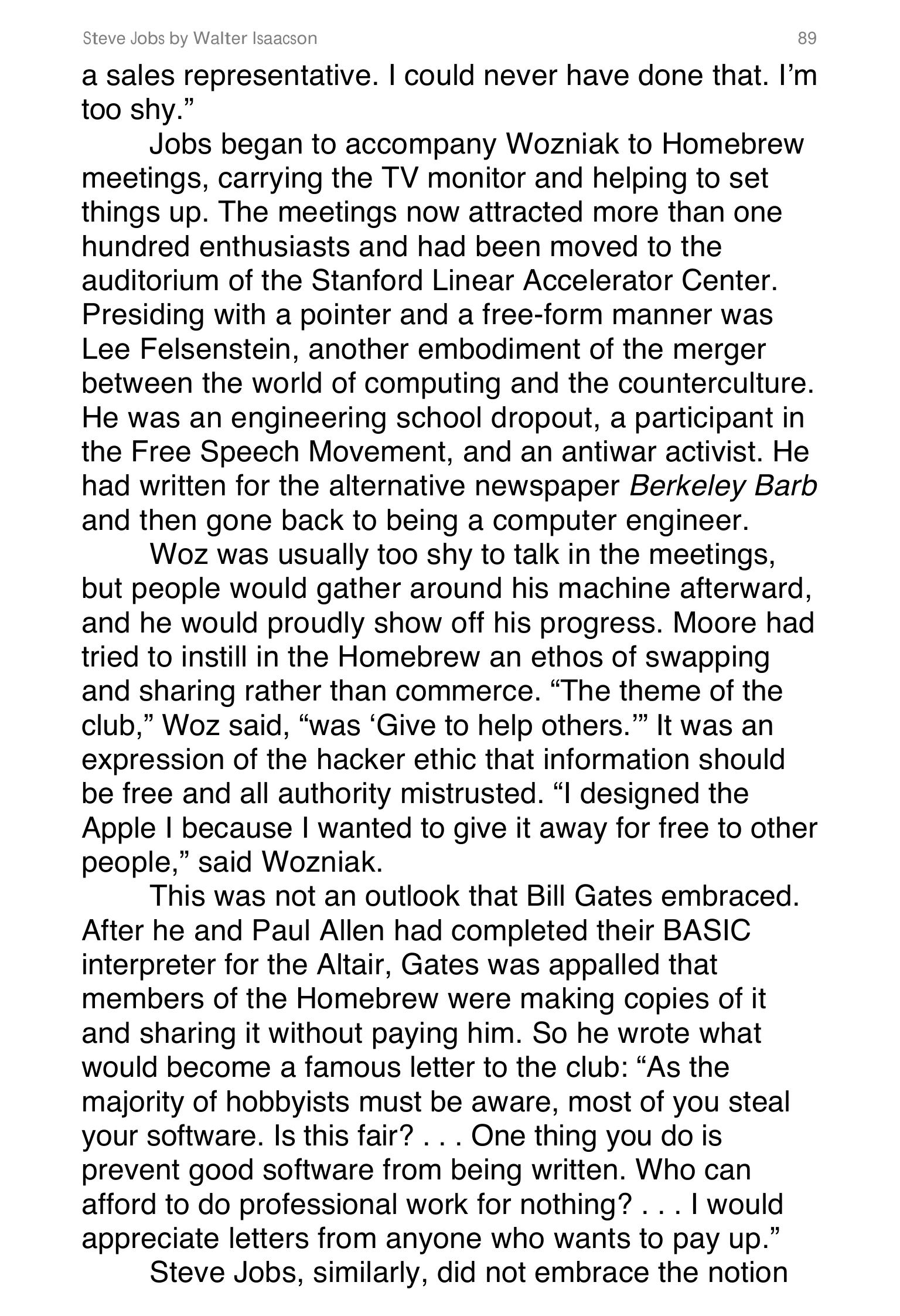 Apple Steve Jobs Biography by Walter Isaacson — page 107