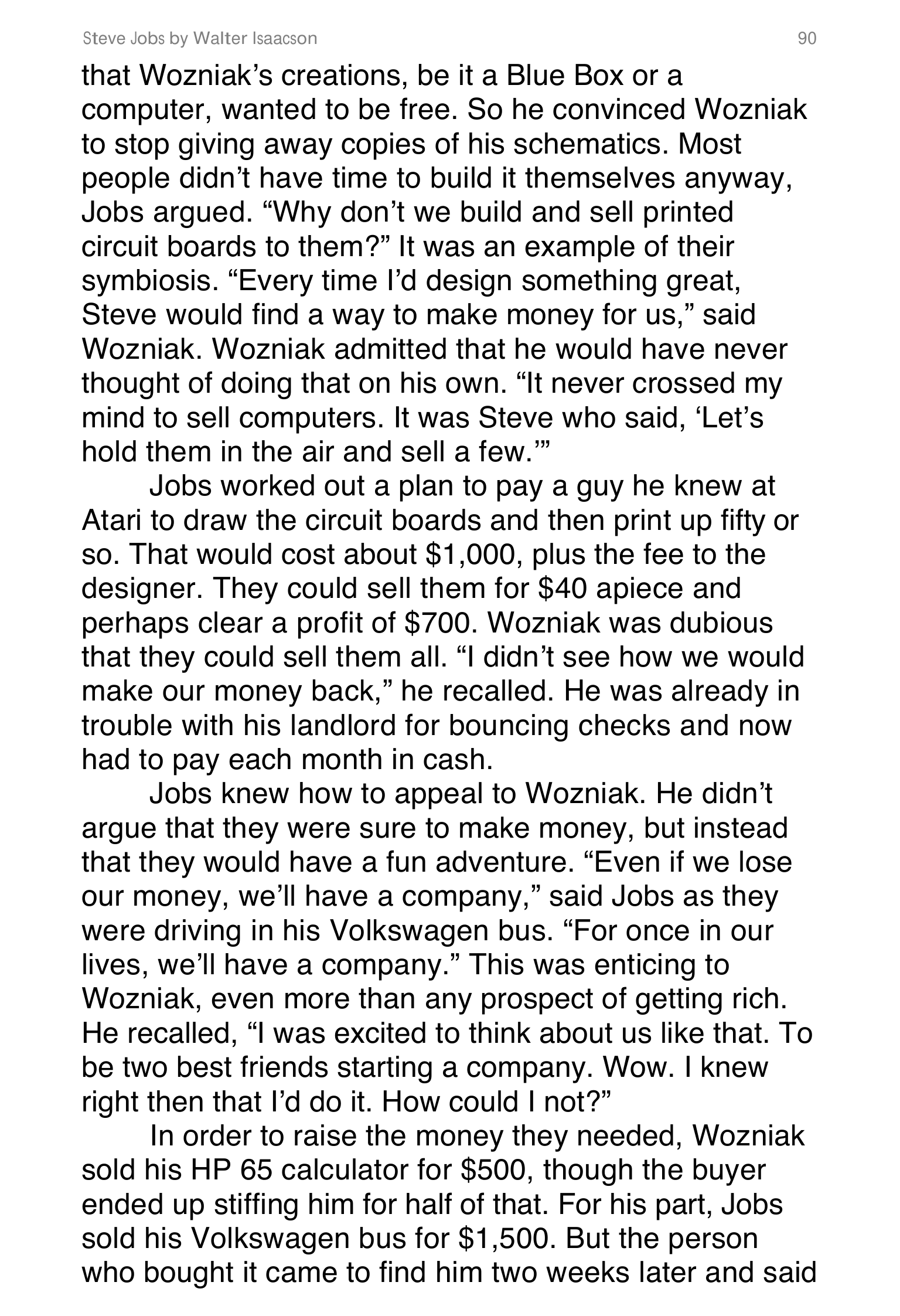 Apple Steve Jobs Biography by Walter Isaacson — page 108