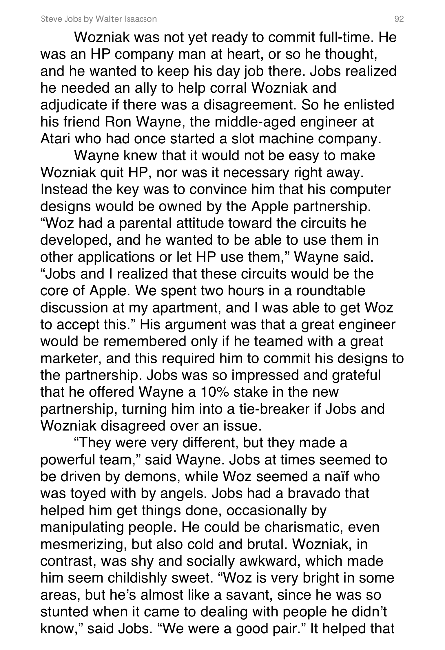 Apple Steve Jobs Biography by Walter Isaacson — page 110