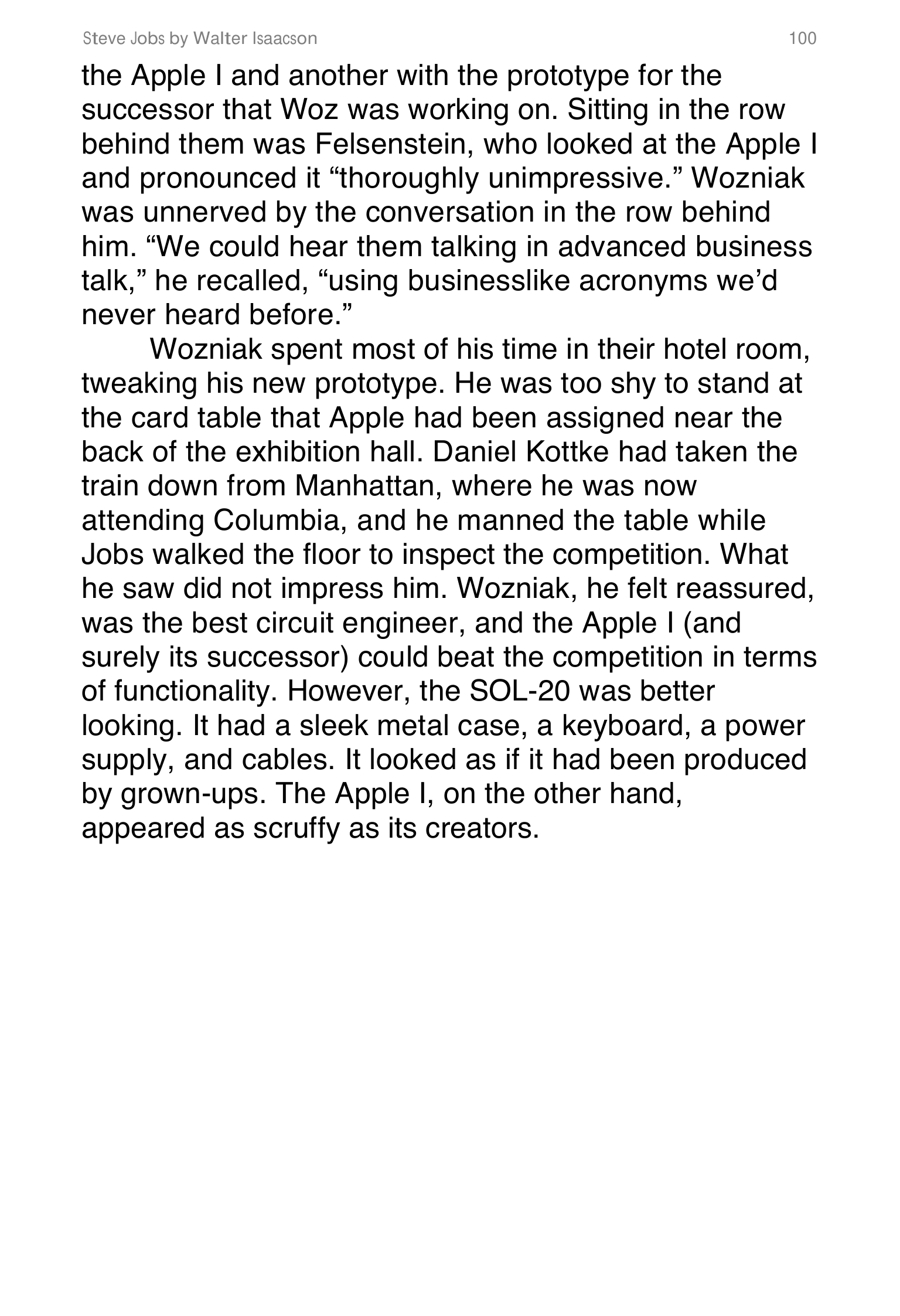 Apple Steve Jobs Biography by Walter Isaacson — page 118