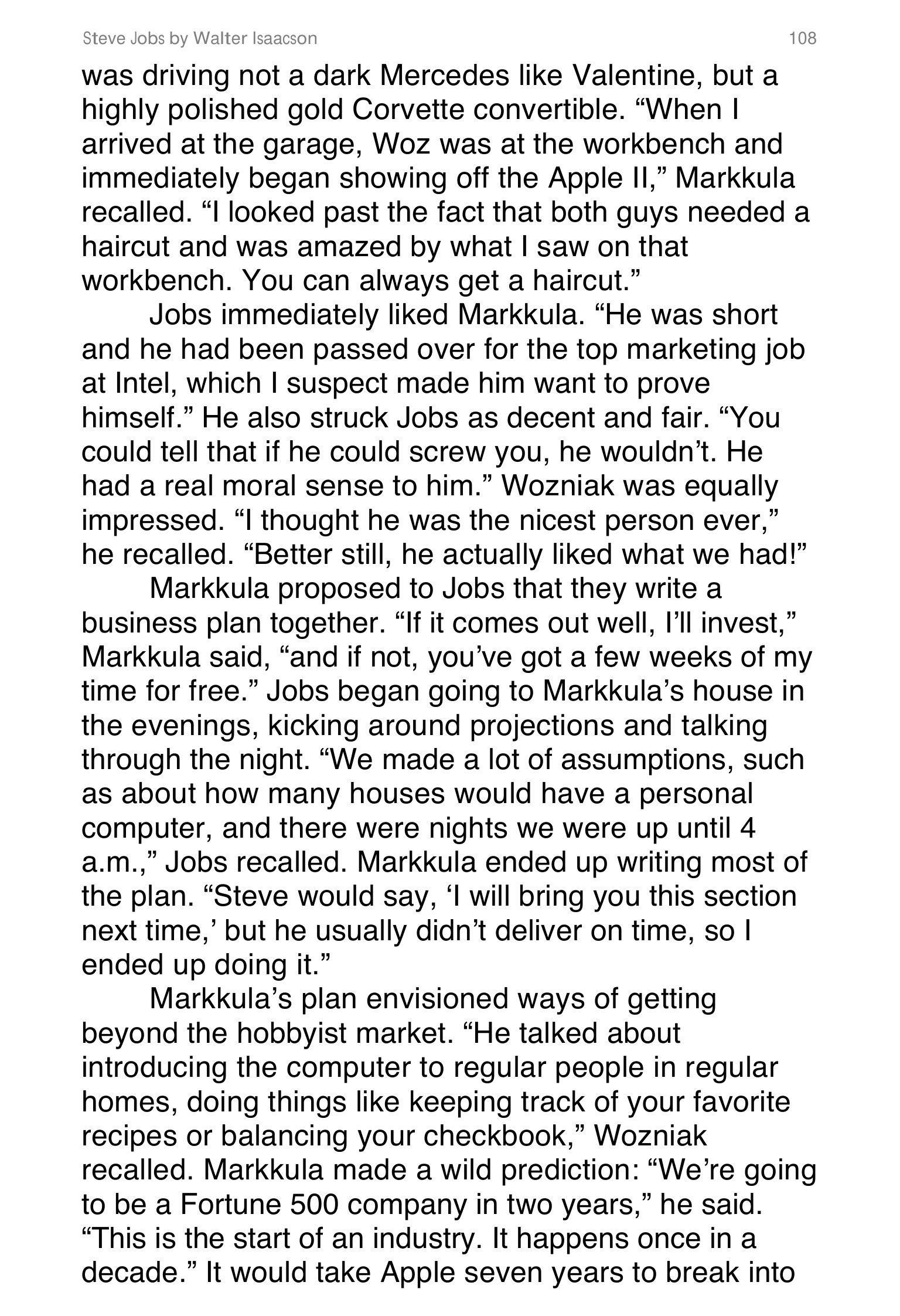 Apple Steve Jobs Biography by Walter Isaacson — page 126
