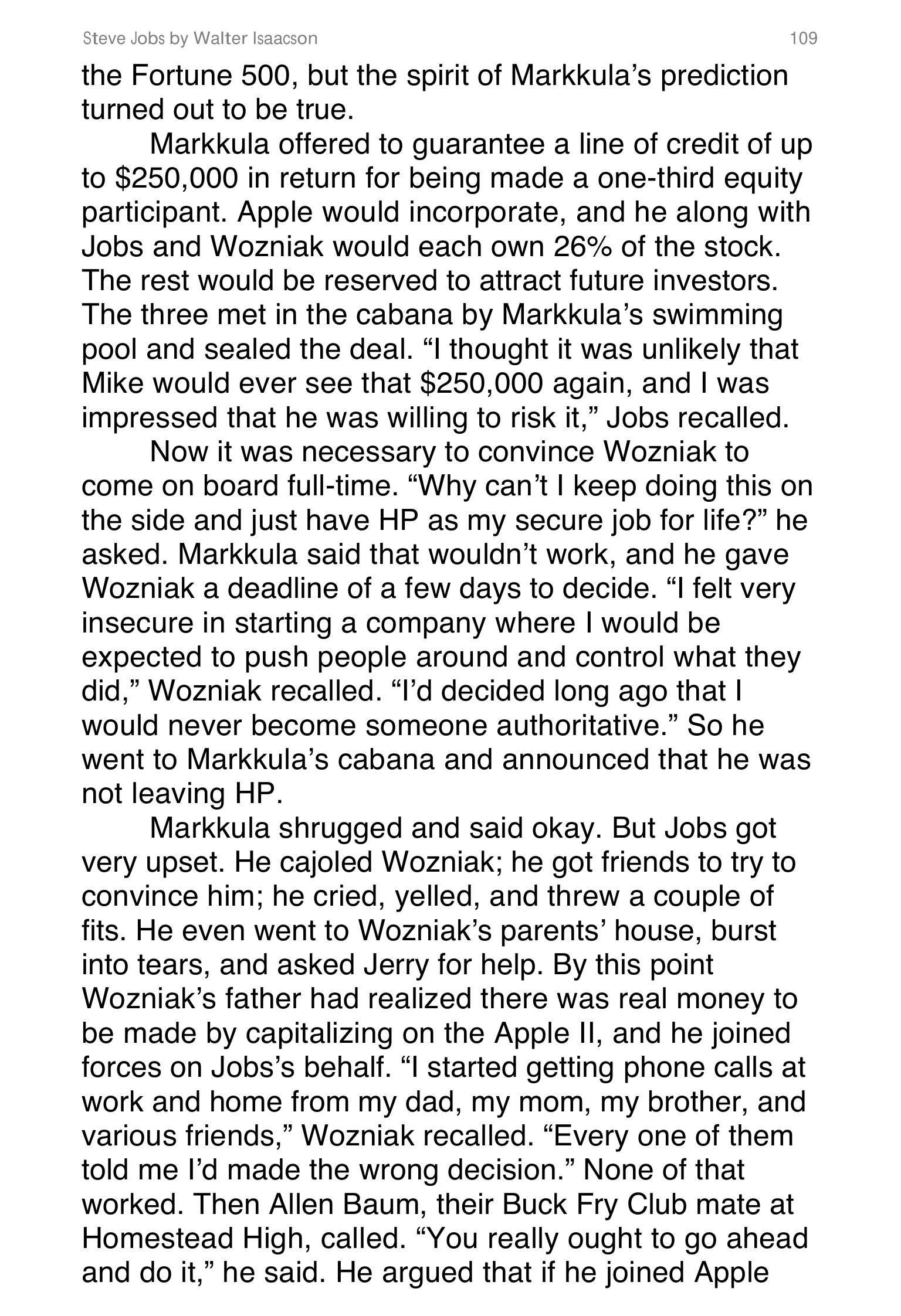 Apple Steve Jobs Biography by Walter Isaacson — page 127