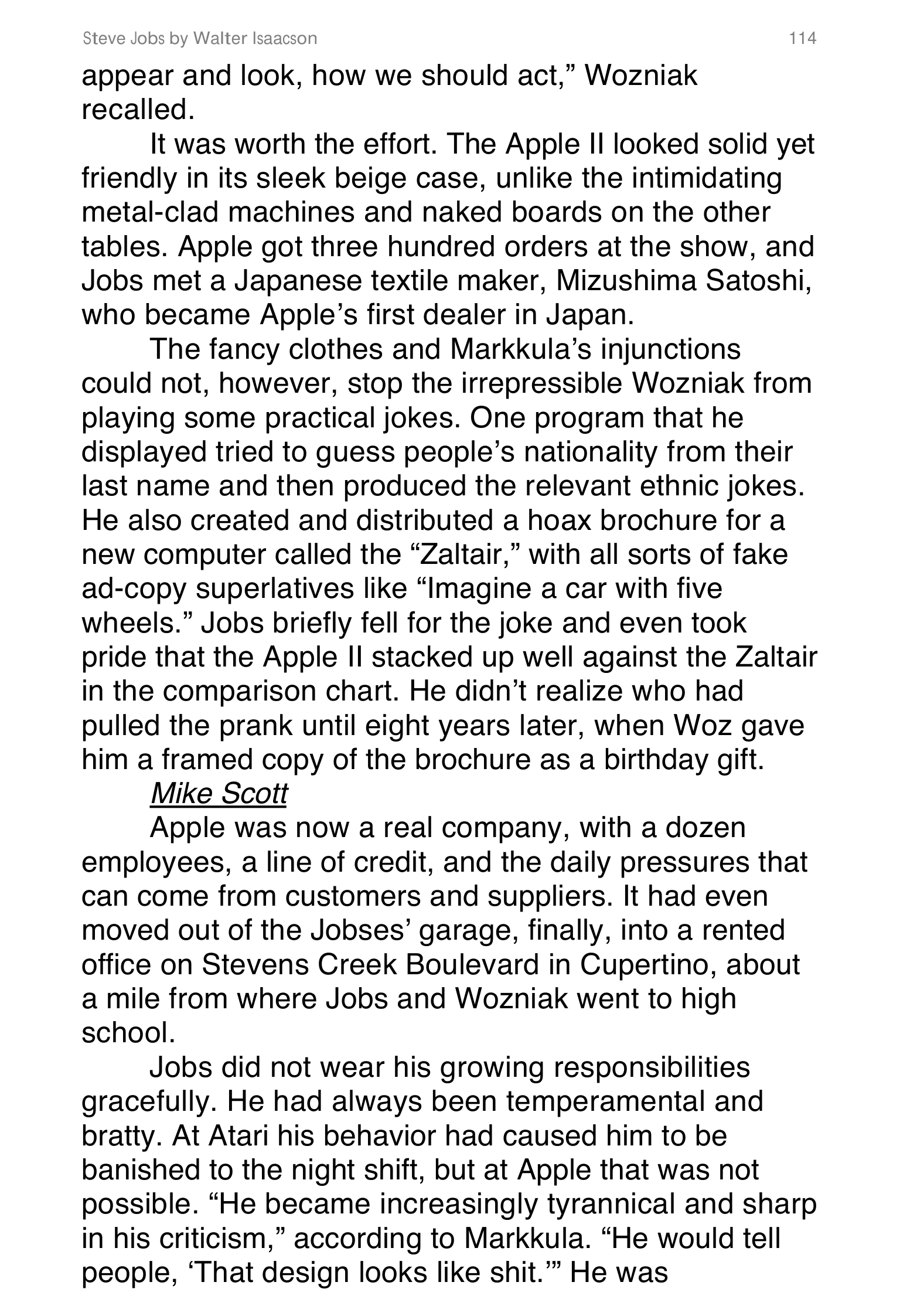 Apple Steve Jobs Biography by Walter Isaacson — page 132