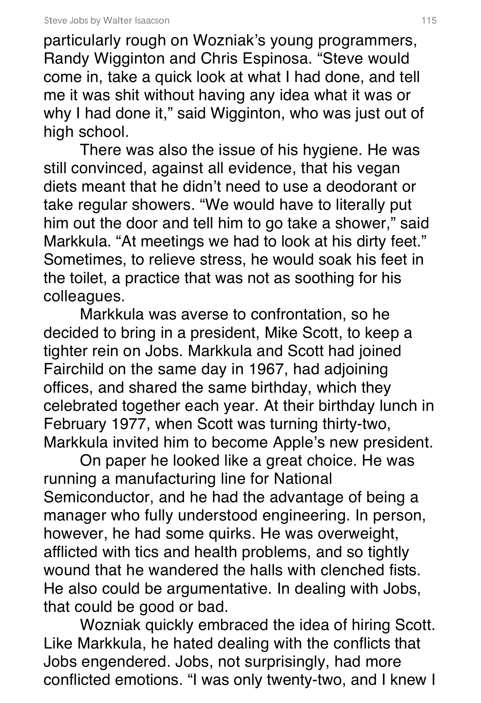 Apple Steve Jobs Biography by Walter Isaacson — page 133