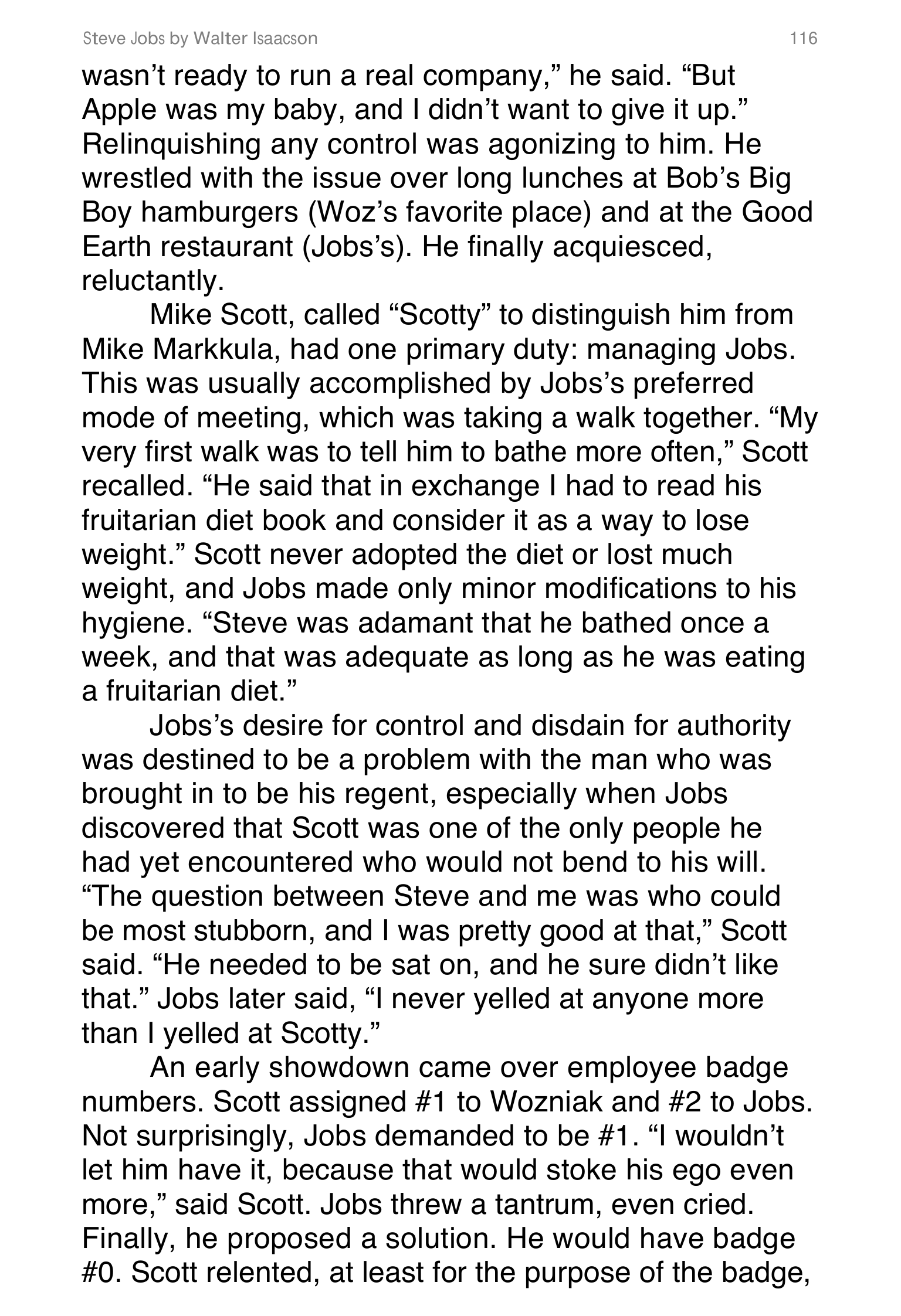 Apple Steve Jobs Biography by Walter Isaacson — page 134