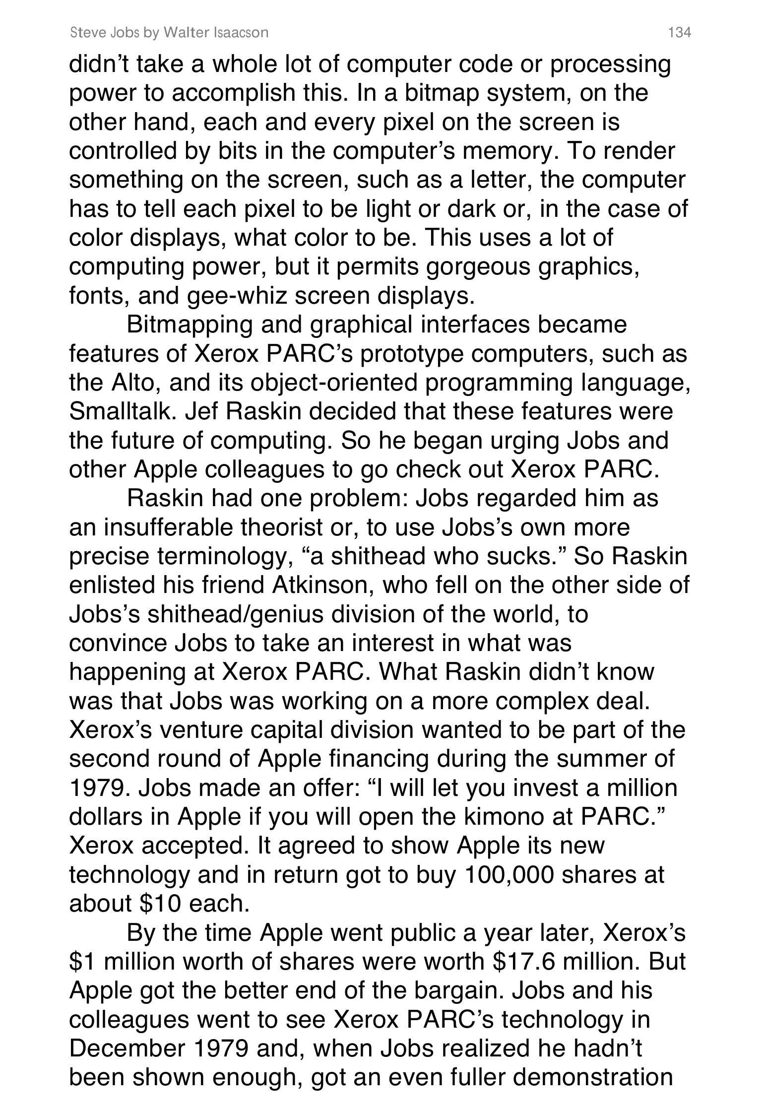 Apple Steve Jobs Biography by Walter Isaacson — page 152