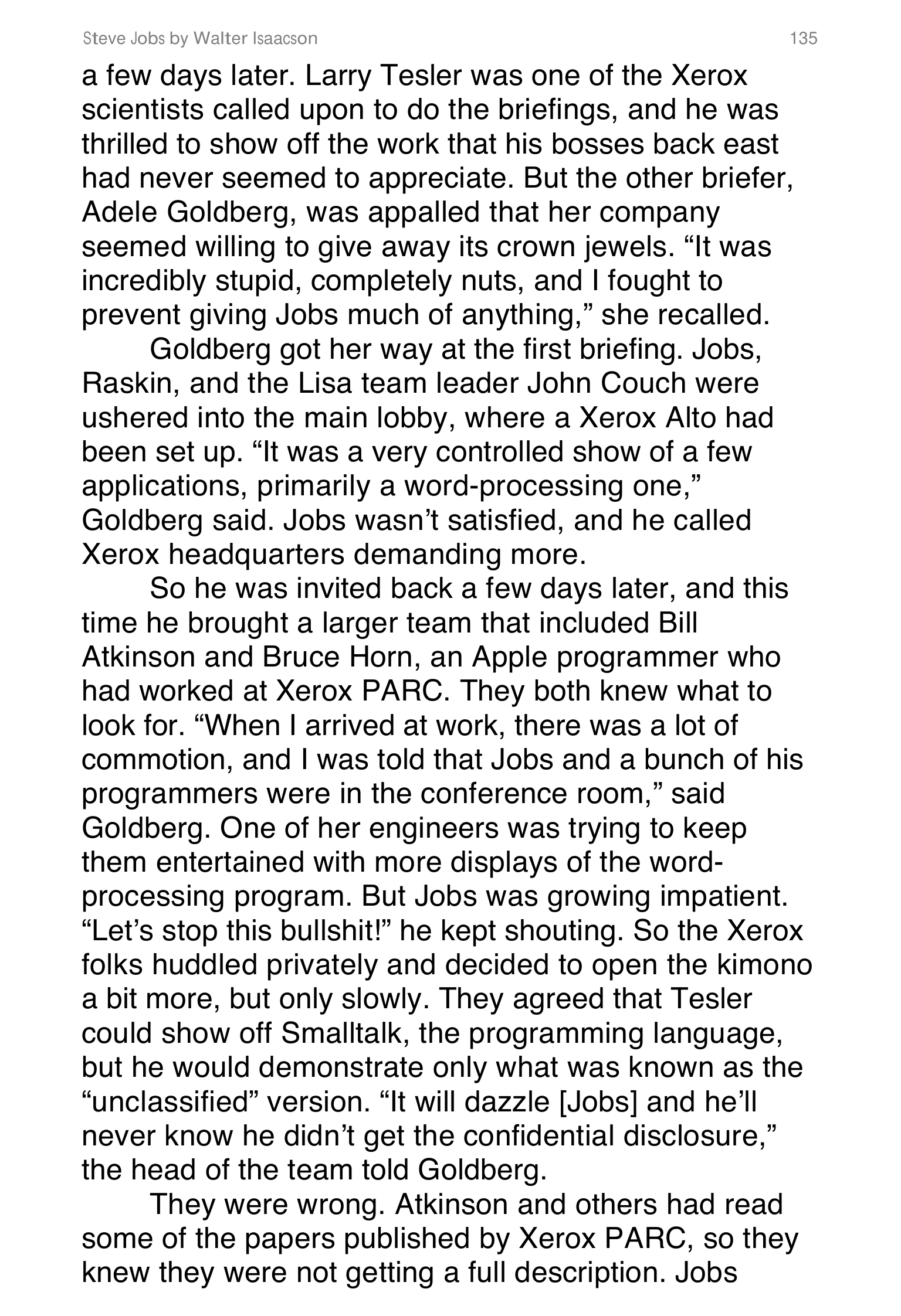 Apple Steve Jobs Biography by Walter Isaacson — page 153