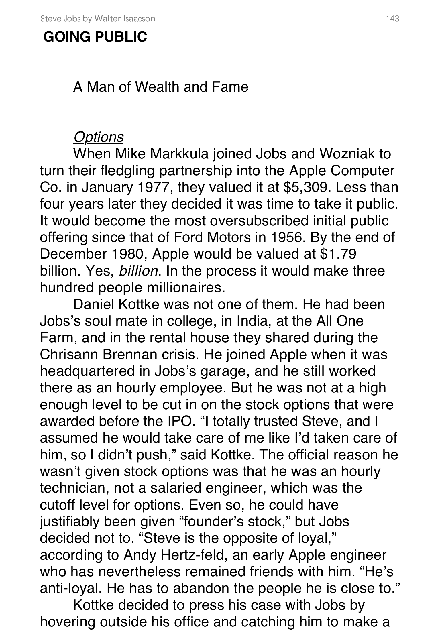 Apple Steve Jobs Biography by Walter Isaacson — page 161