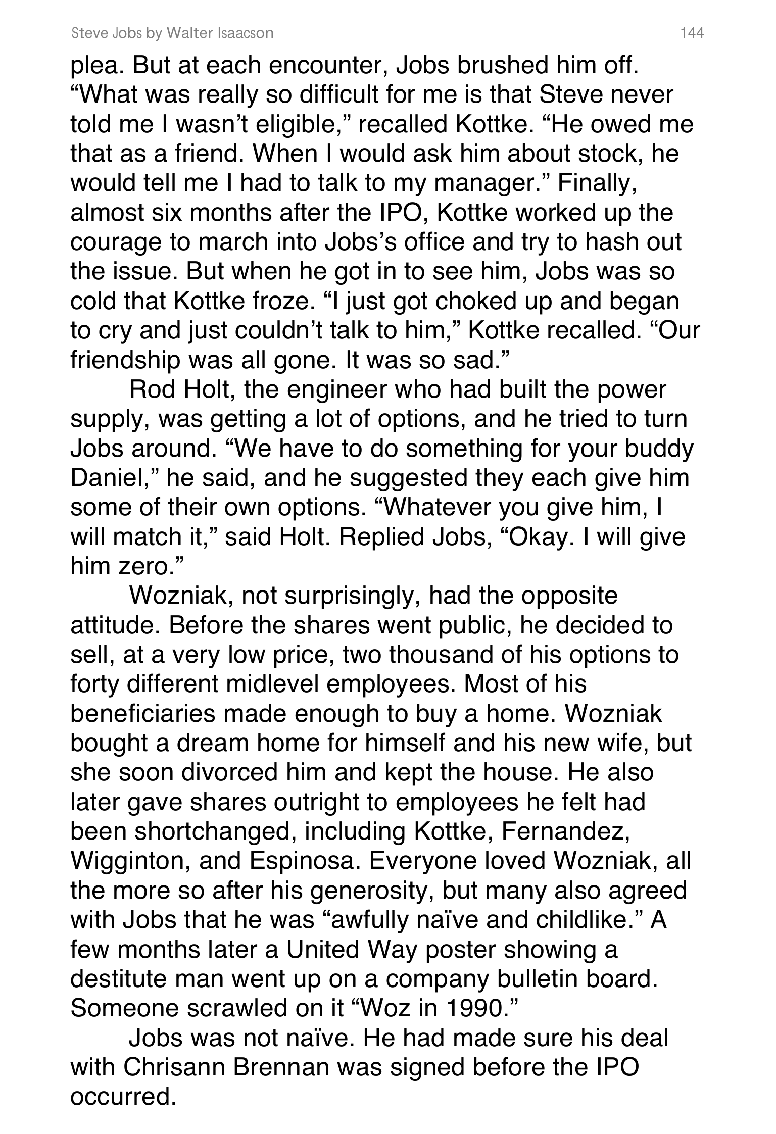 Apple Steve Jobs Biography by Walter Isaacson — page 162