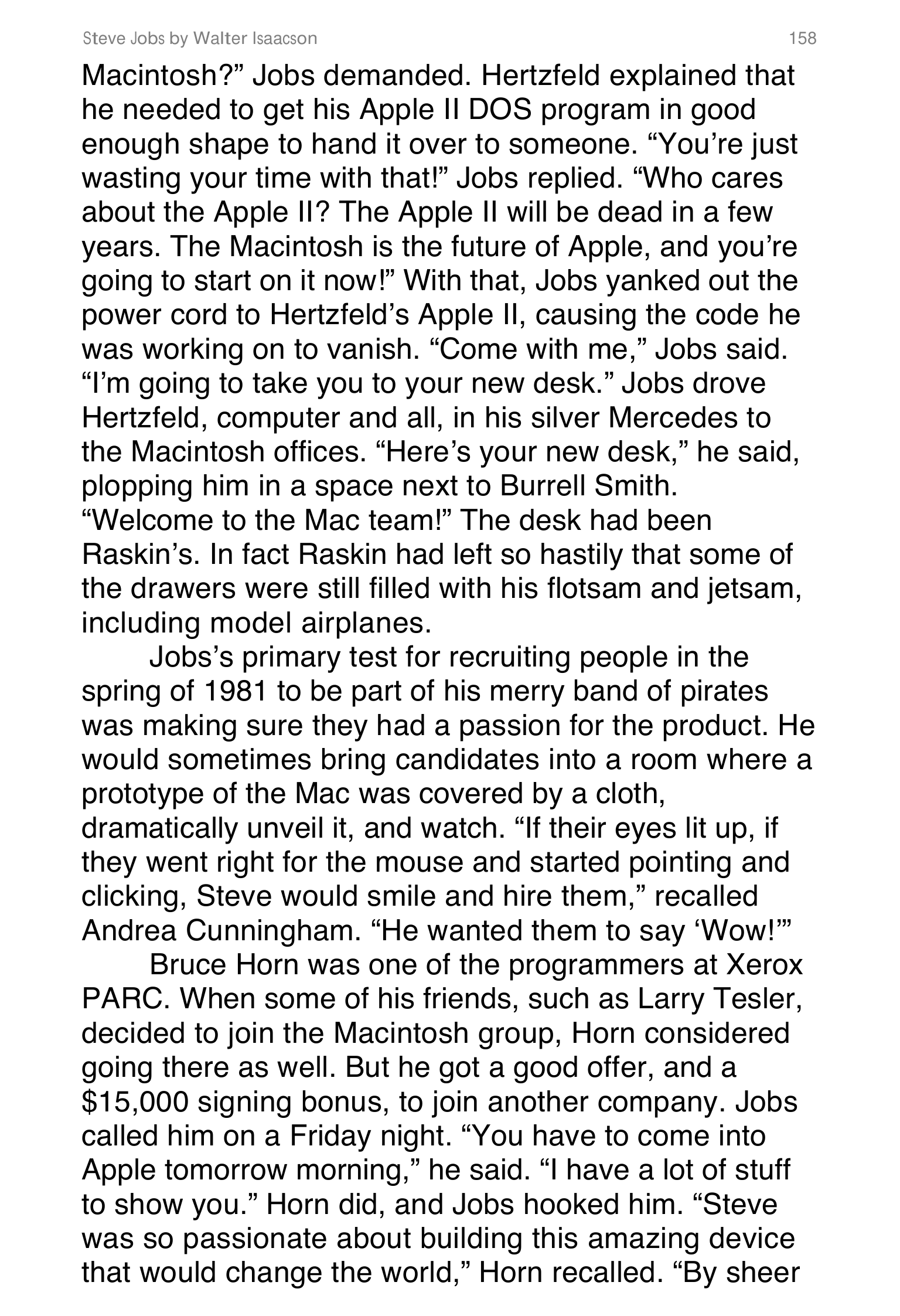 Apple Steve Jobs Biography by Walter Isaacson — page 176