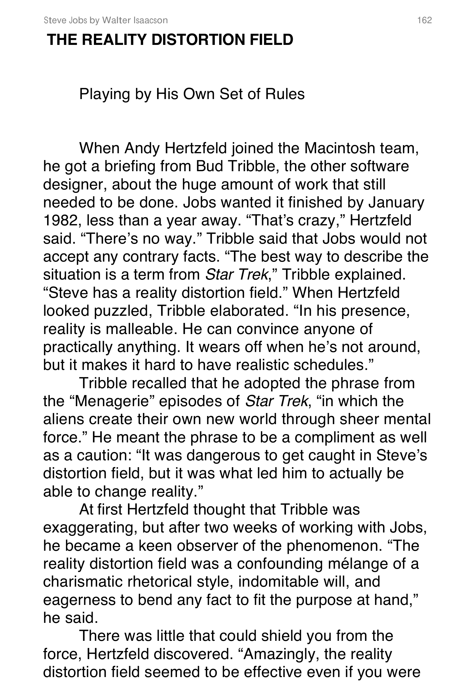Apple Steve Jobs Biography by Walter Isaacson — page 180
