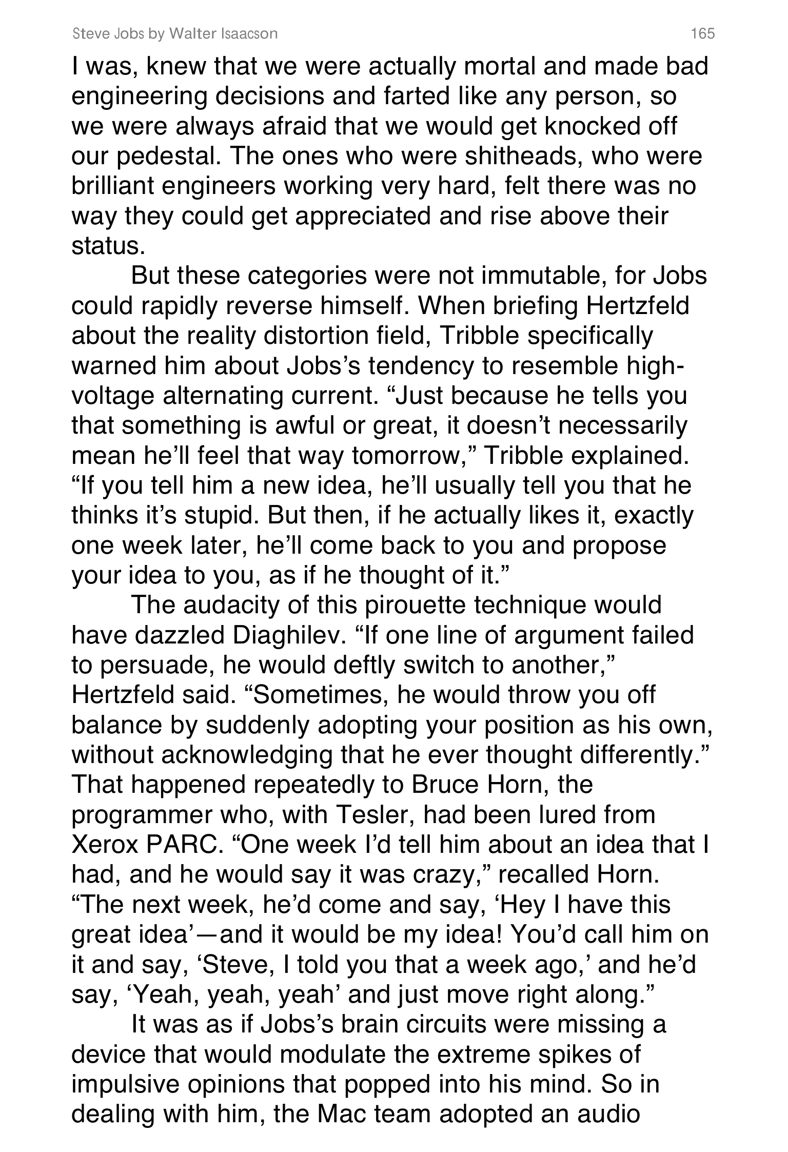 Apple Steve Jobs Biography by Walter Isaacson — page 183