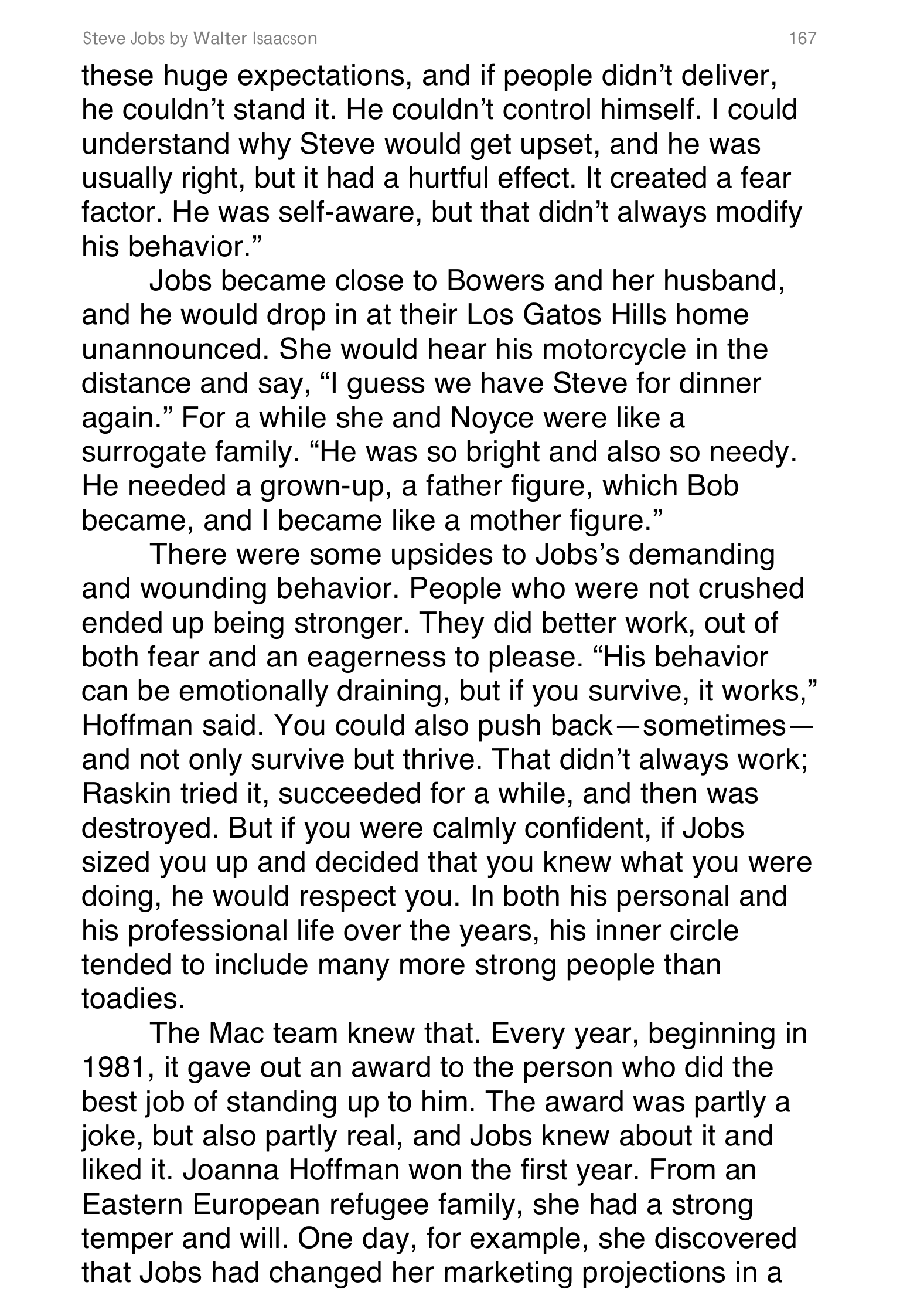 Apple Steve Jobs Biography by Walter Isaacson — page 185