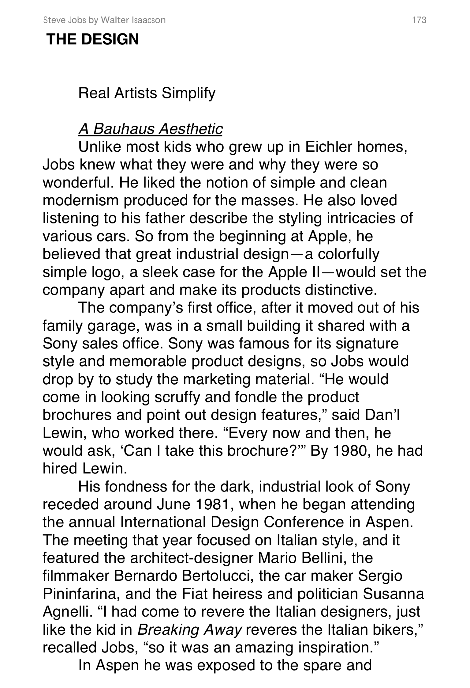 Apple Steve Jobs Biography by Walter Isaacson — page 191