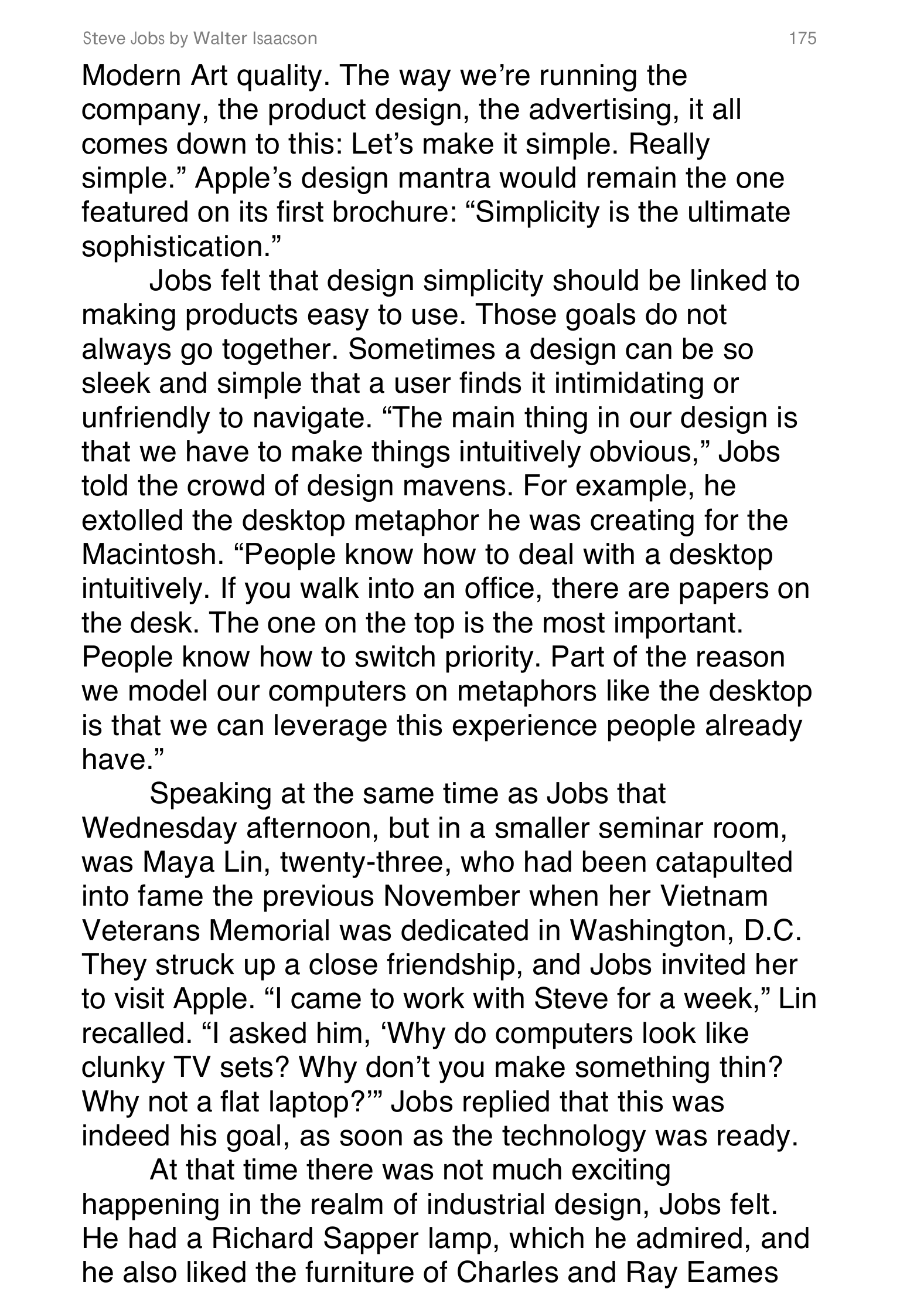 Apple Steve Jobs Biography by Walter Isaacson — page 193