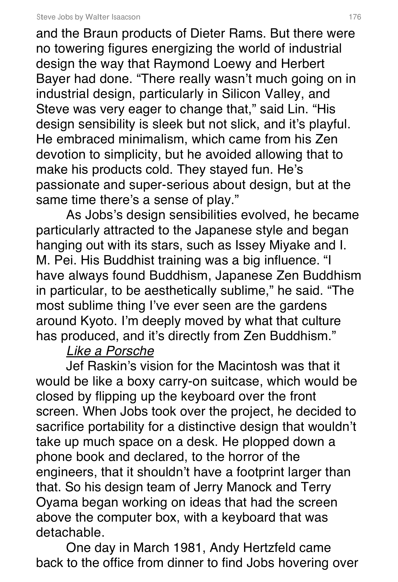 Apple Steve Jobs Biography by Walter Isaacson — page 194