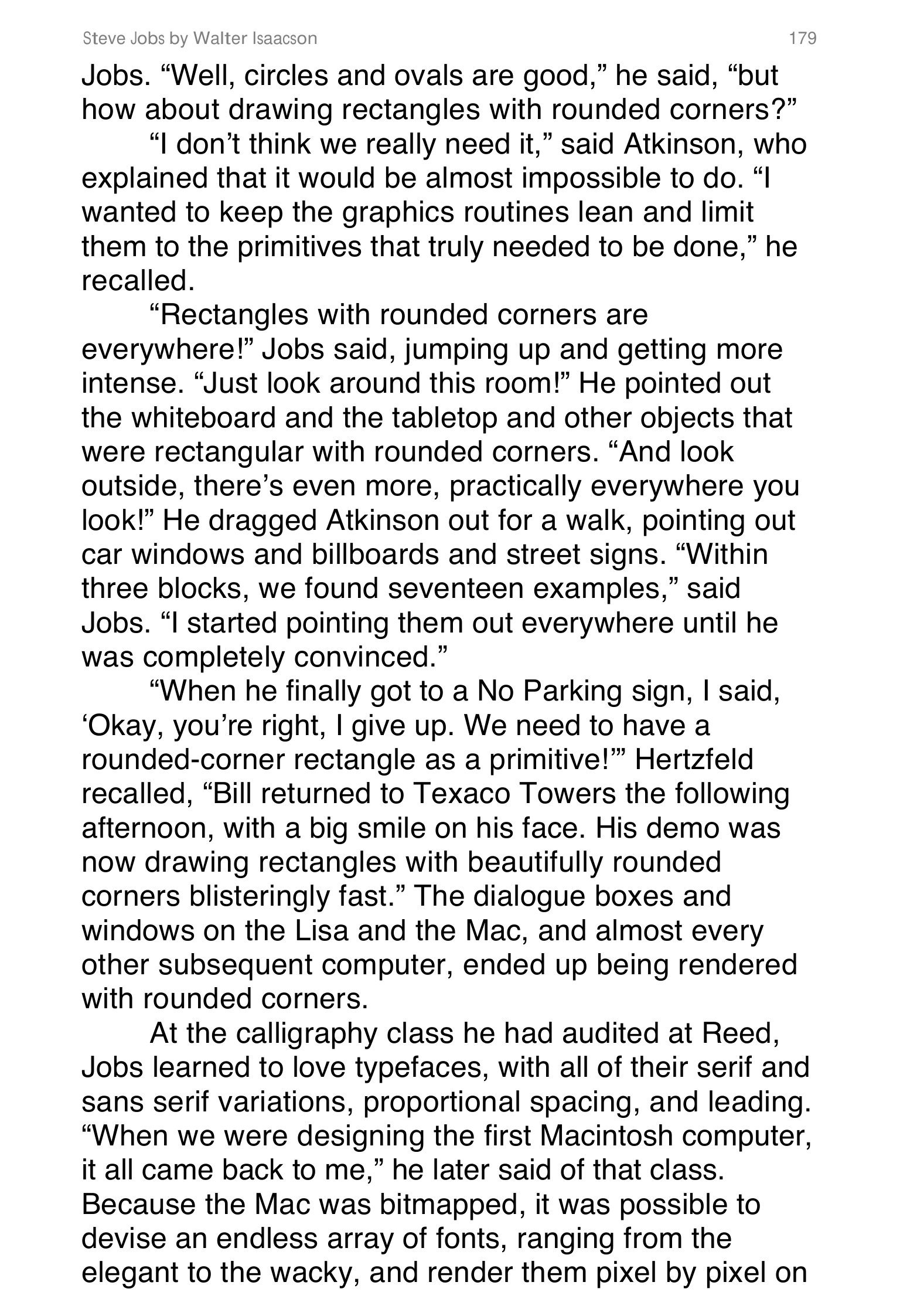 Apple Steve Jobs Biography by Walter Isaacson — page 197