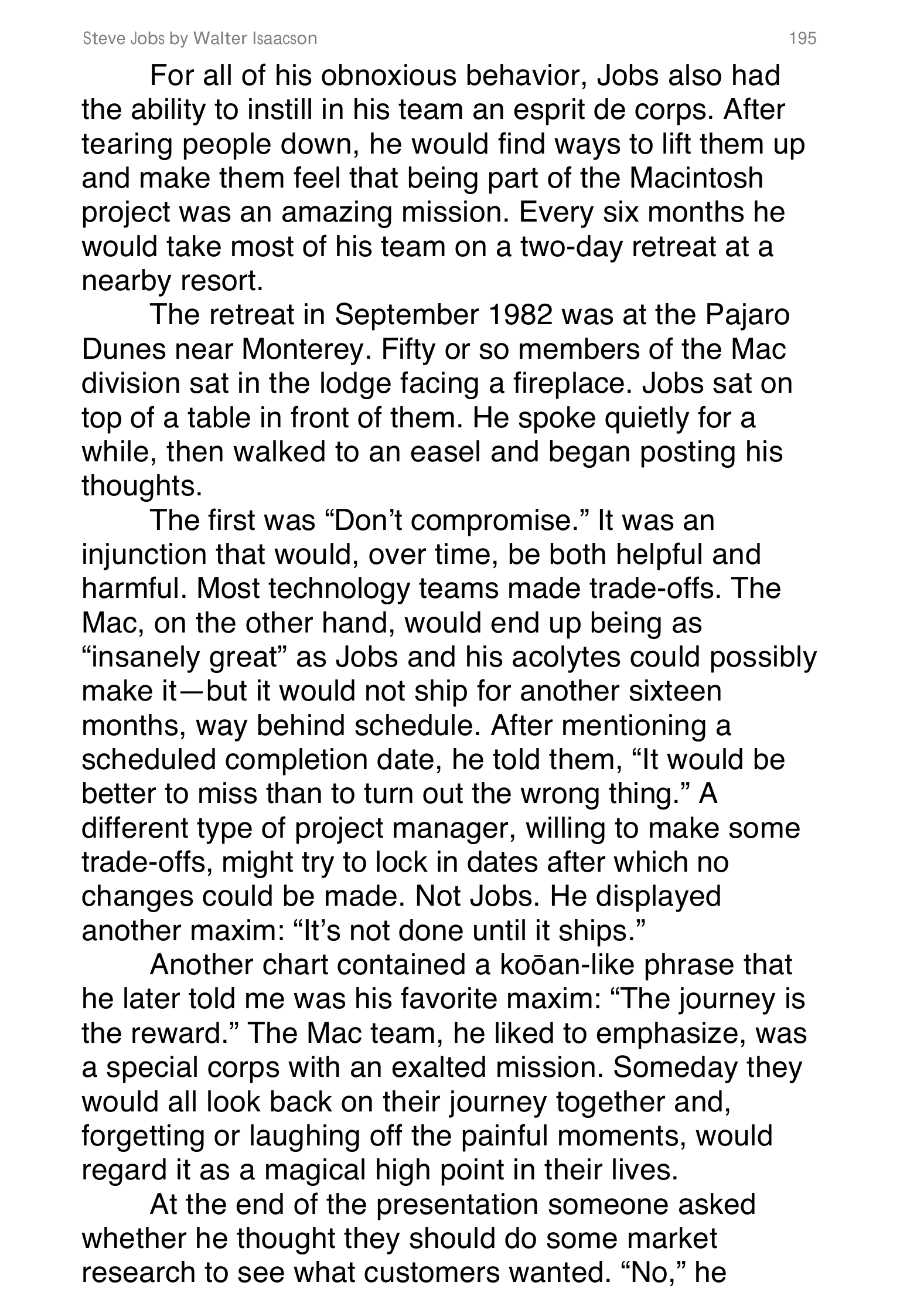Apple Steve Jobs Biography by Walter Isaacson — page 213