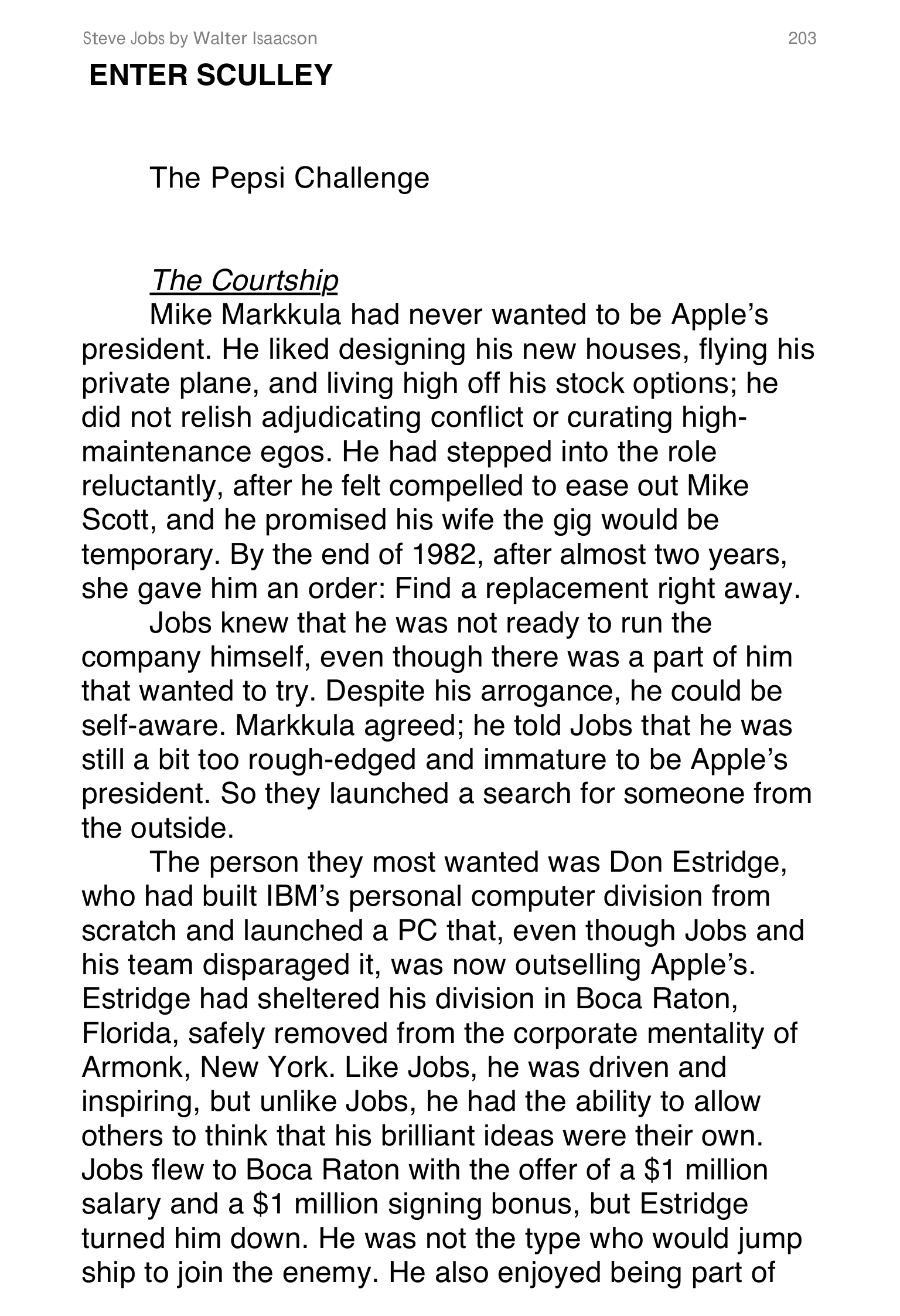 Apple Steve Jobs Biography by Walter Isaacson — page 221