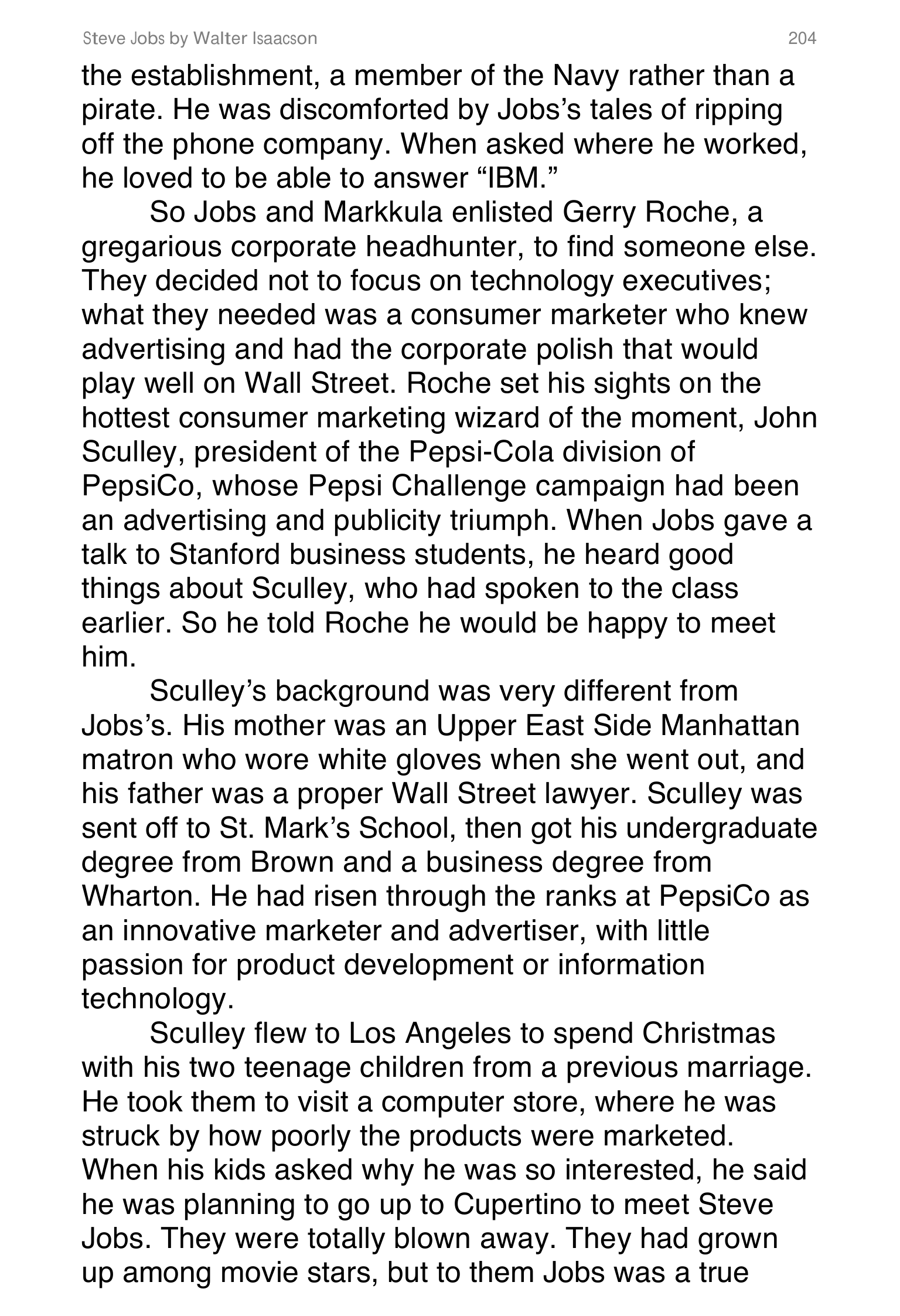 Apple Steve Jobs Biography by Walter Isaacson — page 222