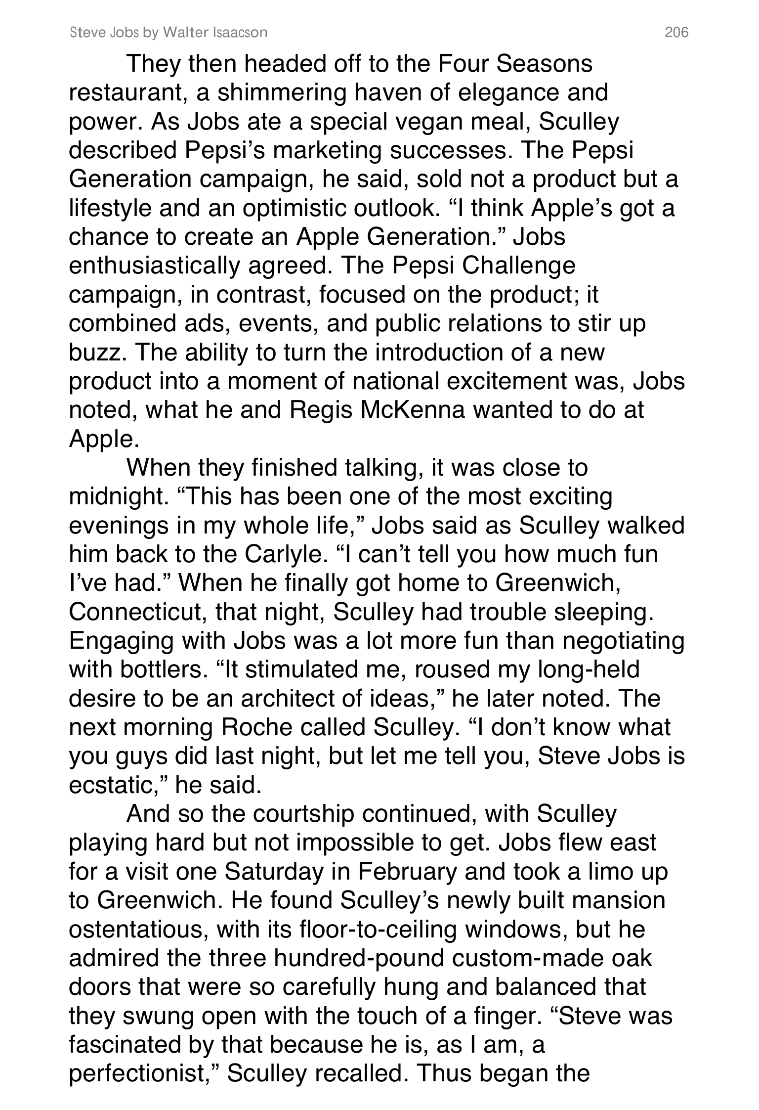 Apple Steve Jobs Biography by Walter Isaacson — page 224