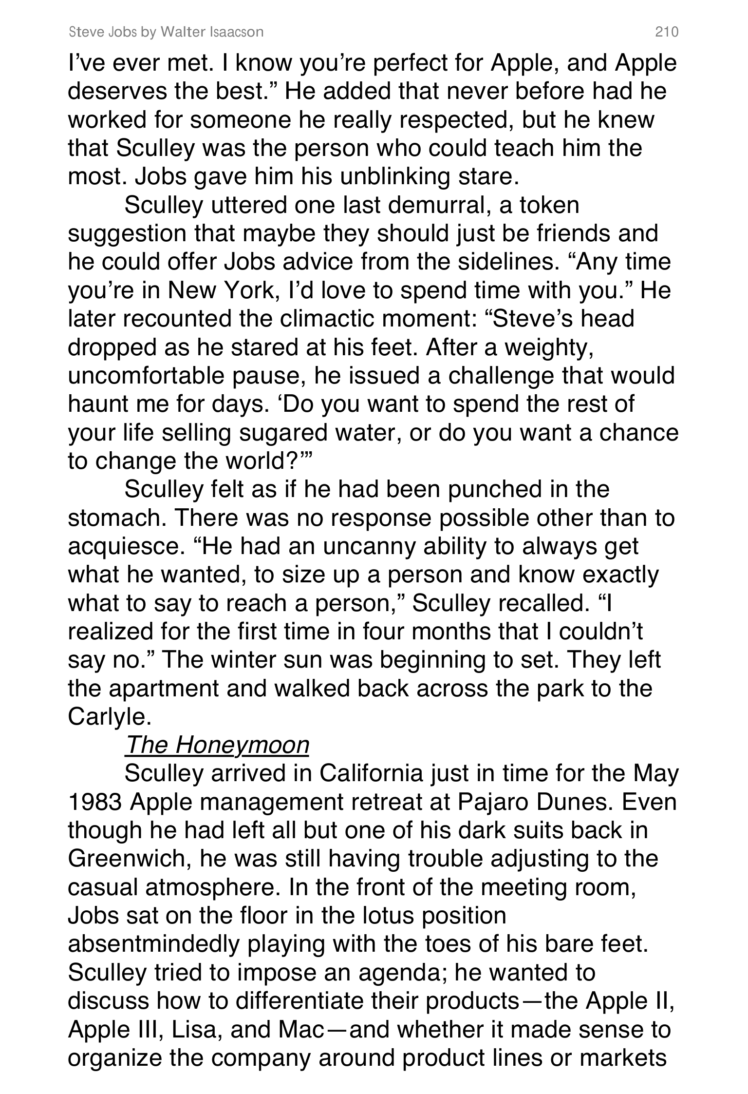 Apple Steve Jobs Biography by Walter Isaacson — page 228