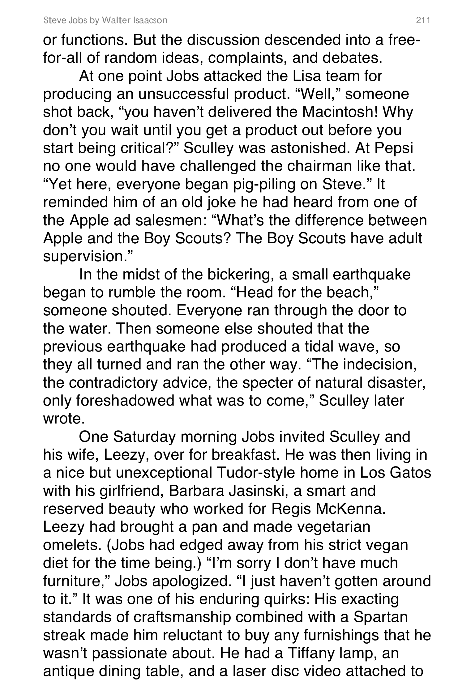 Apple Steve Jobs Biography by Walter Isaacson — page 229