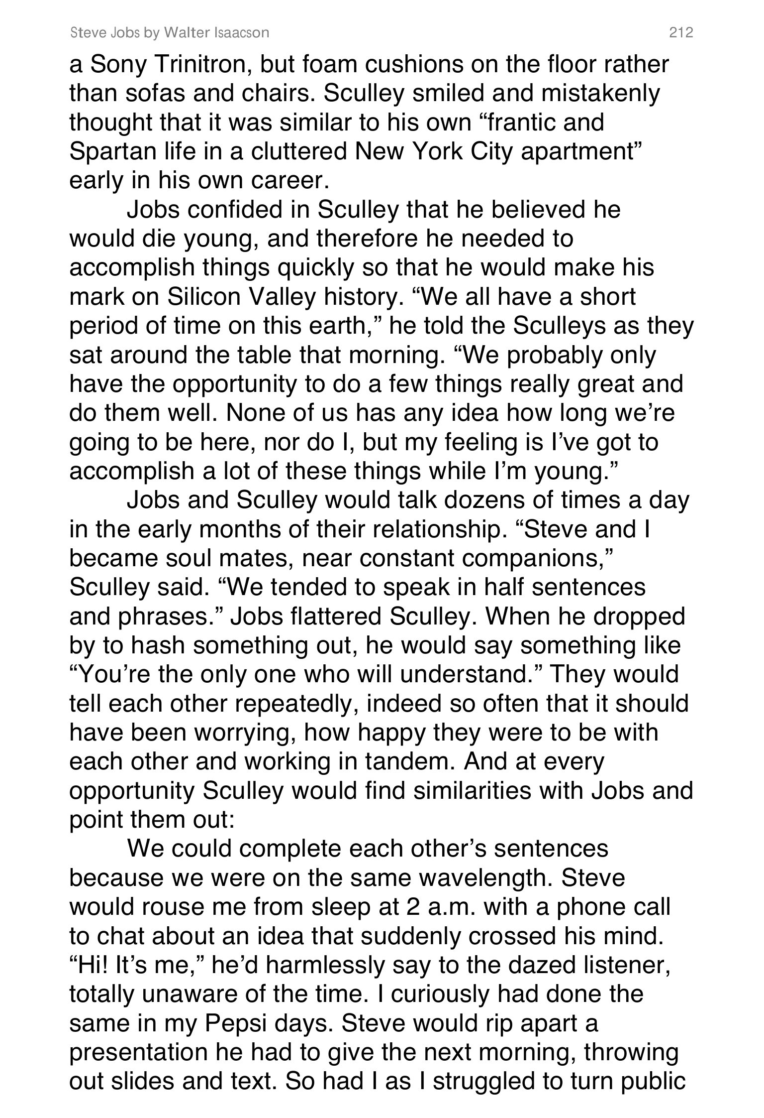 Apple Steve Jobs Biography by Walter Isaacson — page 230