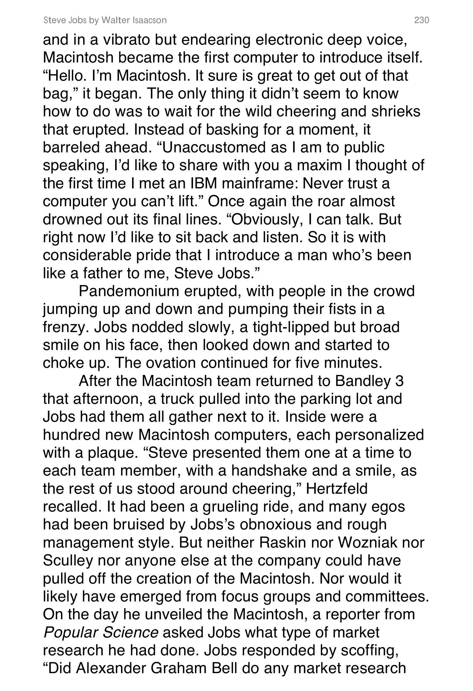 Apple Steve Jobs Biography by Walter Isaacson — page 248