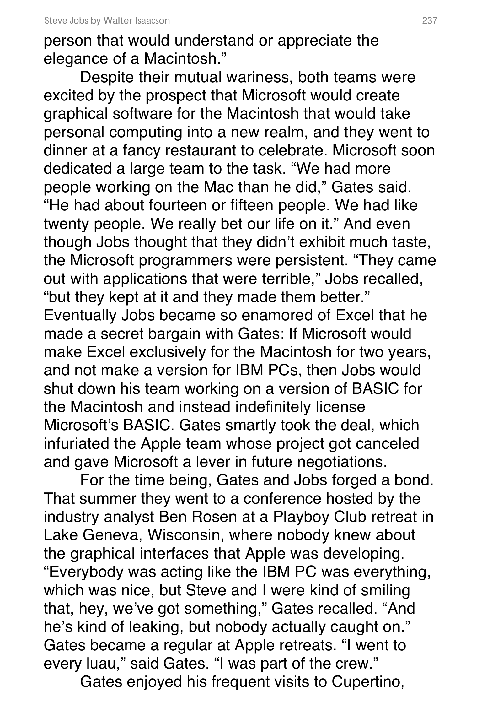 Apple Steve Jobs Biography by Walter Isaacson — page 255