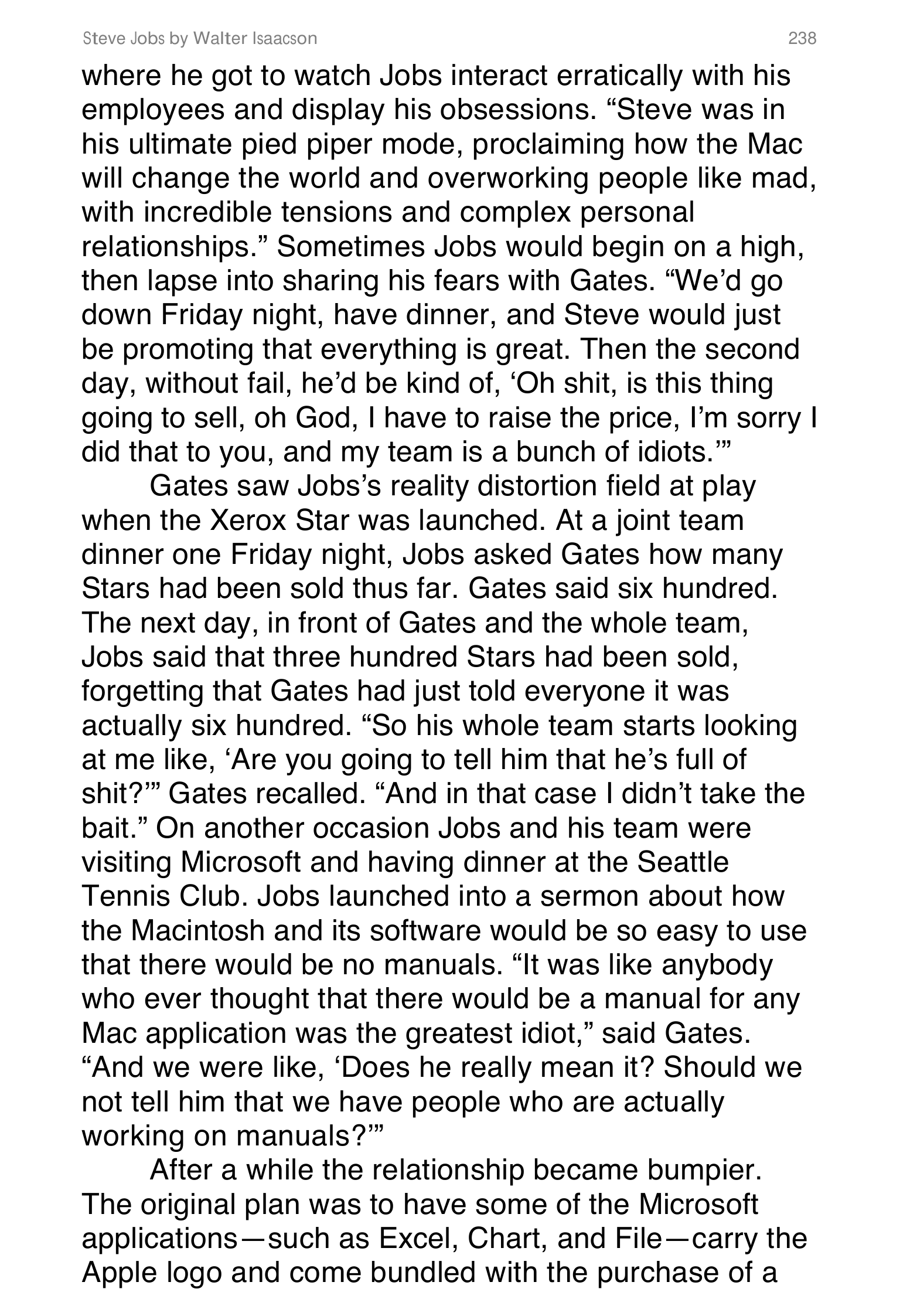 Apple Steve Jobs Biography by Walter Isaacson — page 256