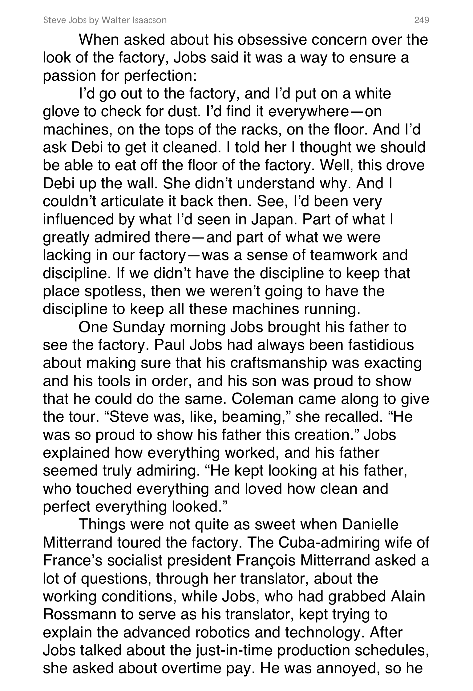 Apple Steve Jobs Biography by Walter Isaacson — page 267