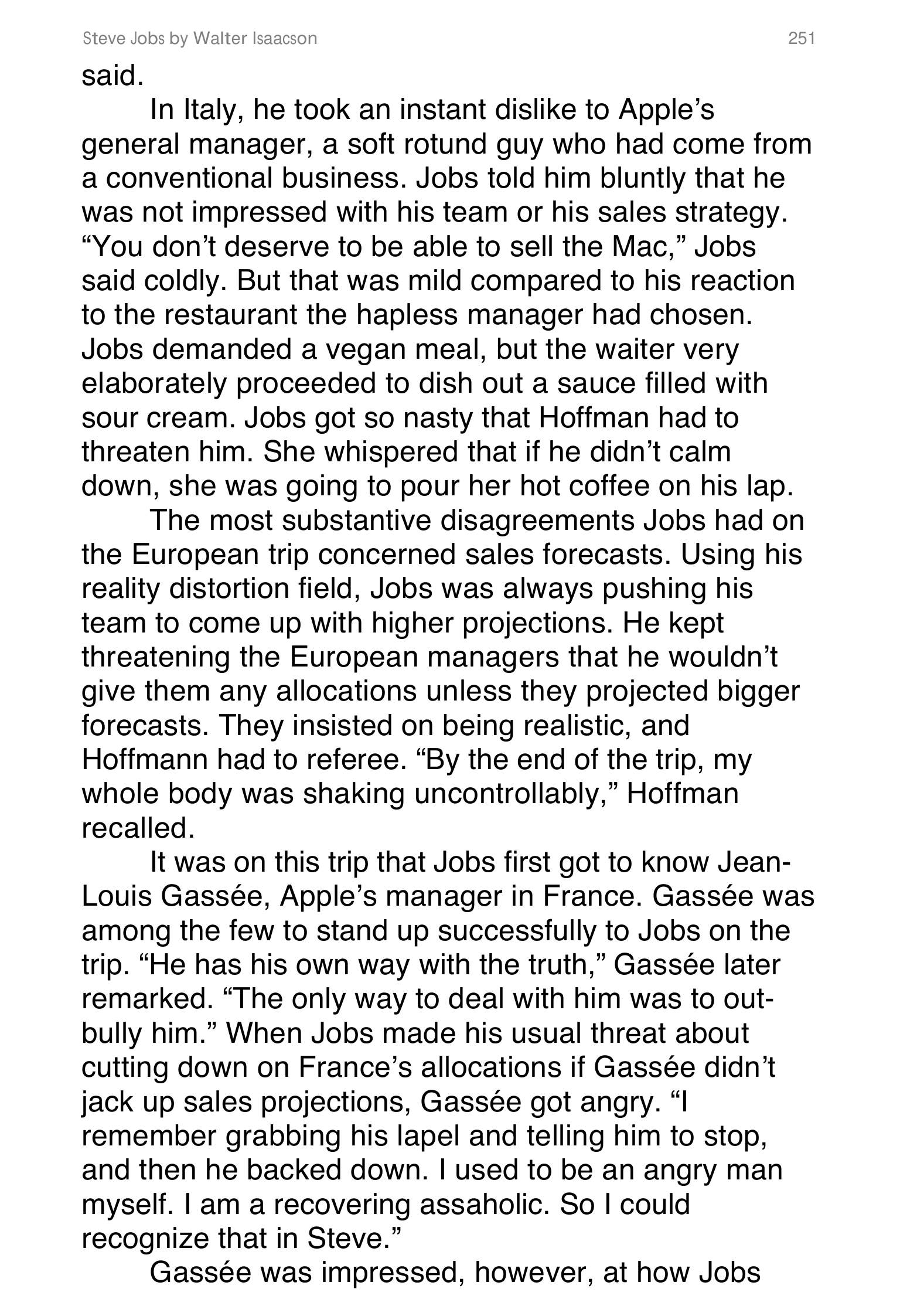 Apple Steve Jobs Biography by Walter Isaacson — page 269
