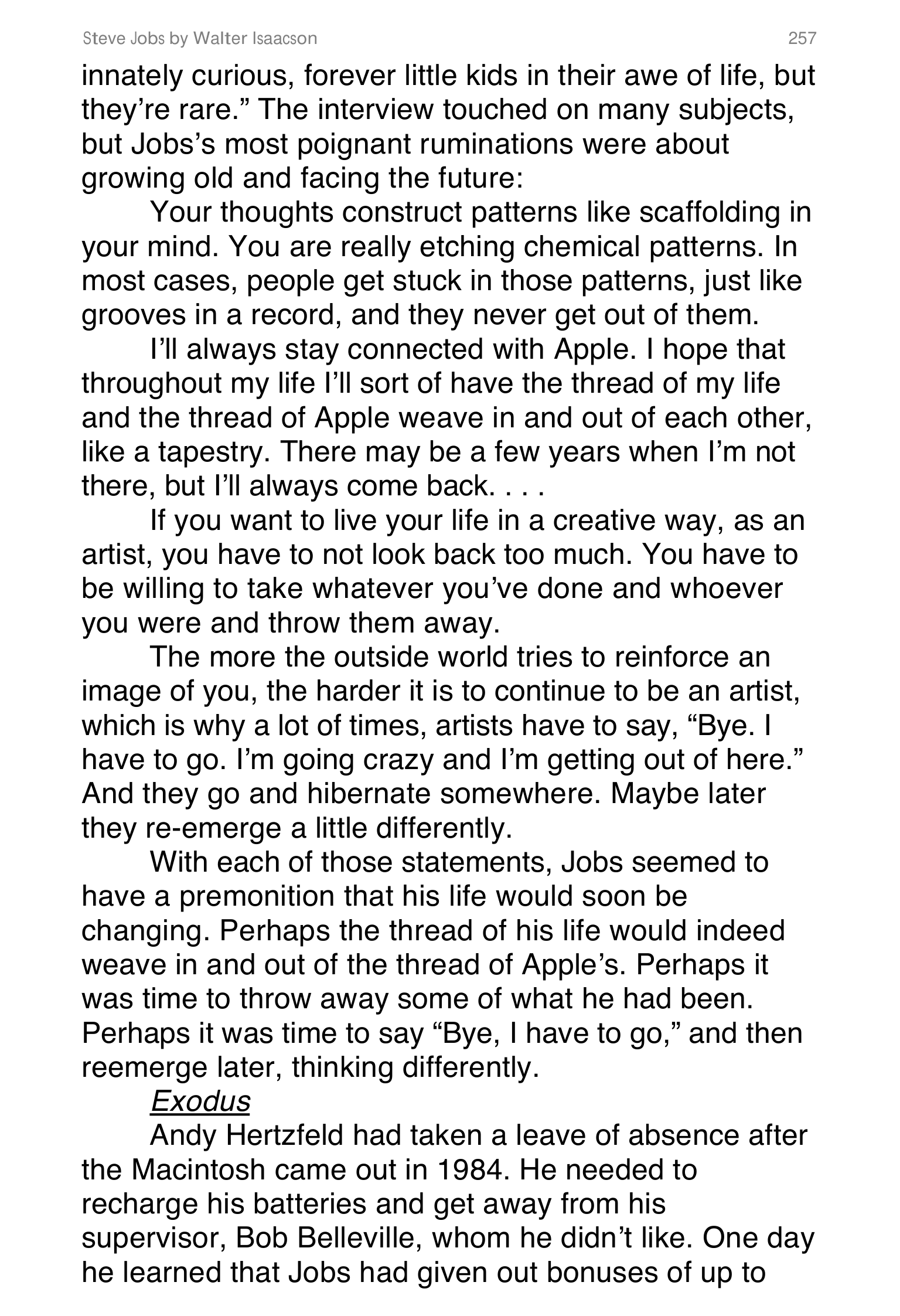 Apple Steve Jobs Biography by Walter Isaacson — page 275