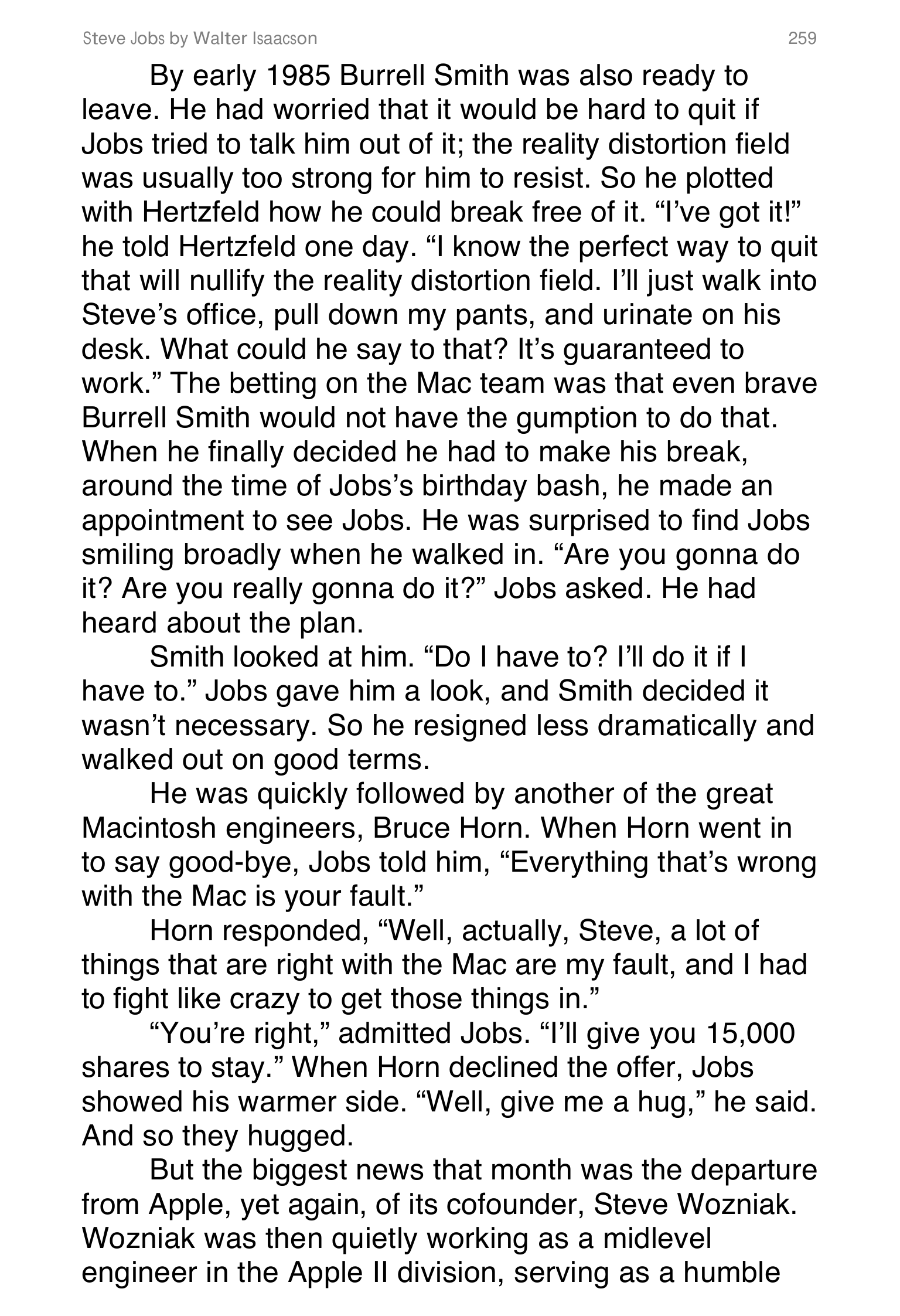 Apple Steve Jobs Biography by Walter Isaacson — page 277