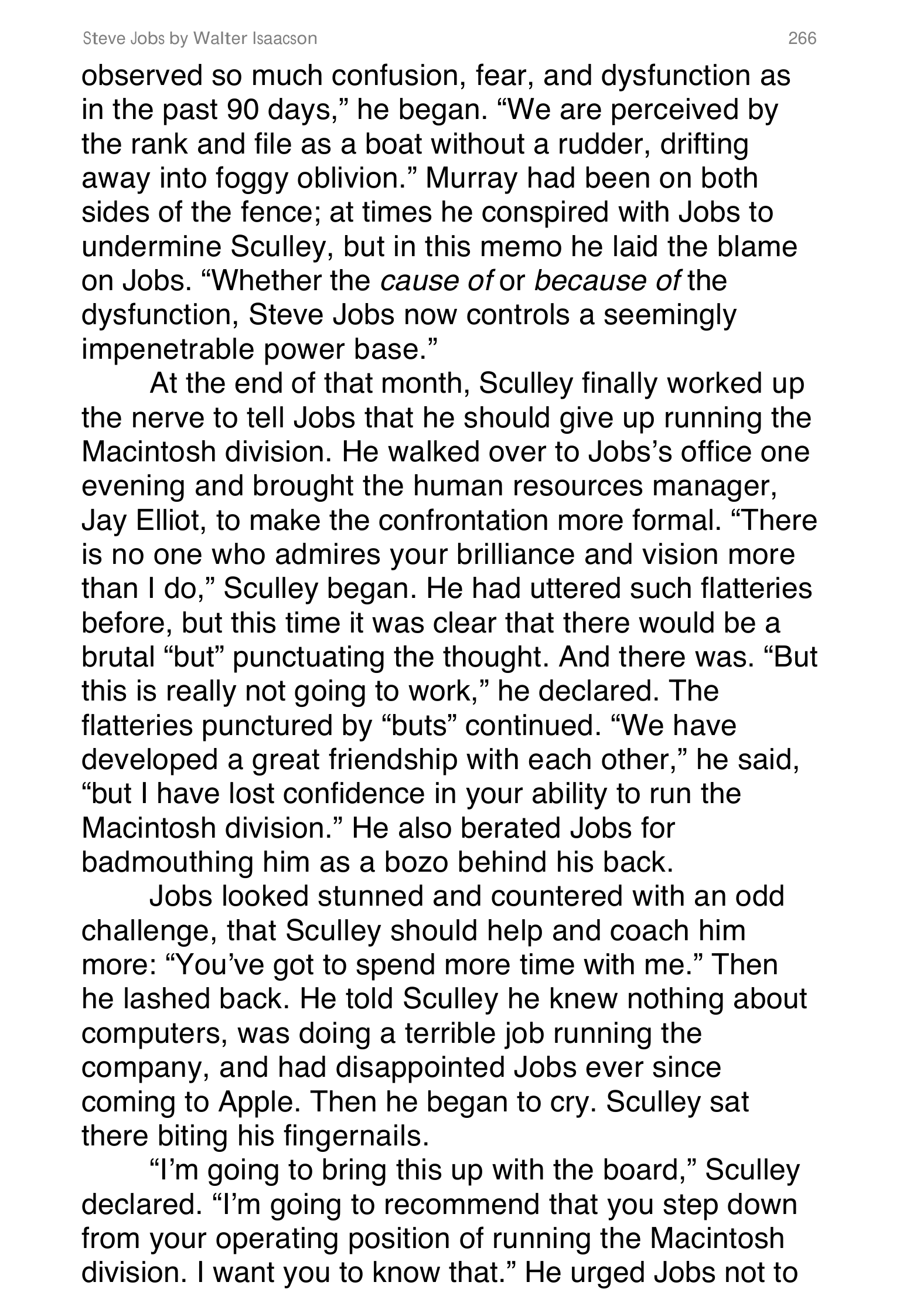 Apple Steve Jobs Biography by Walter Isaacson — page 284