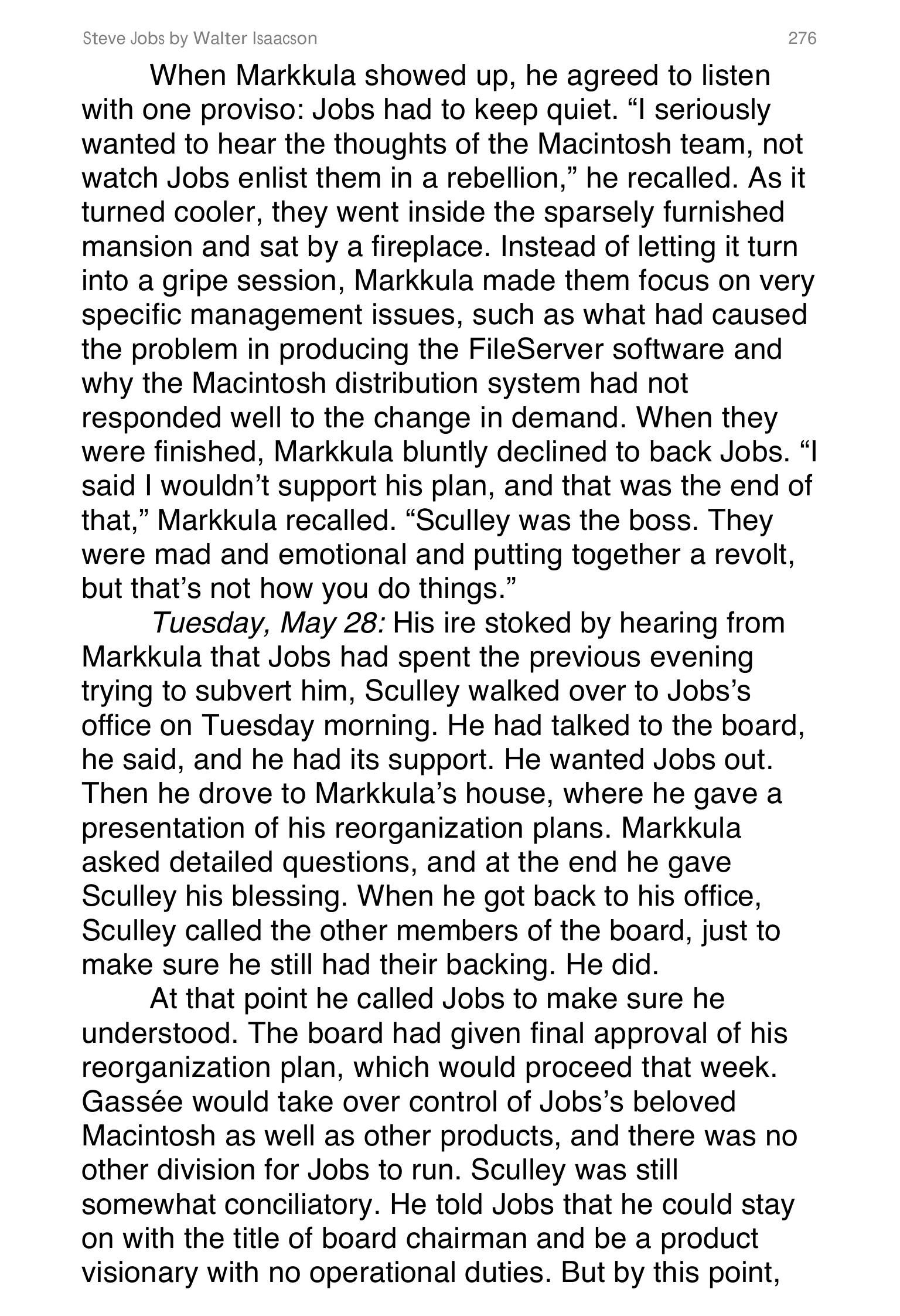 Apple Steve Jobs Biography by Walter Isaacson — page 294