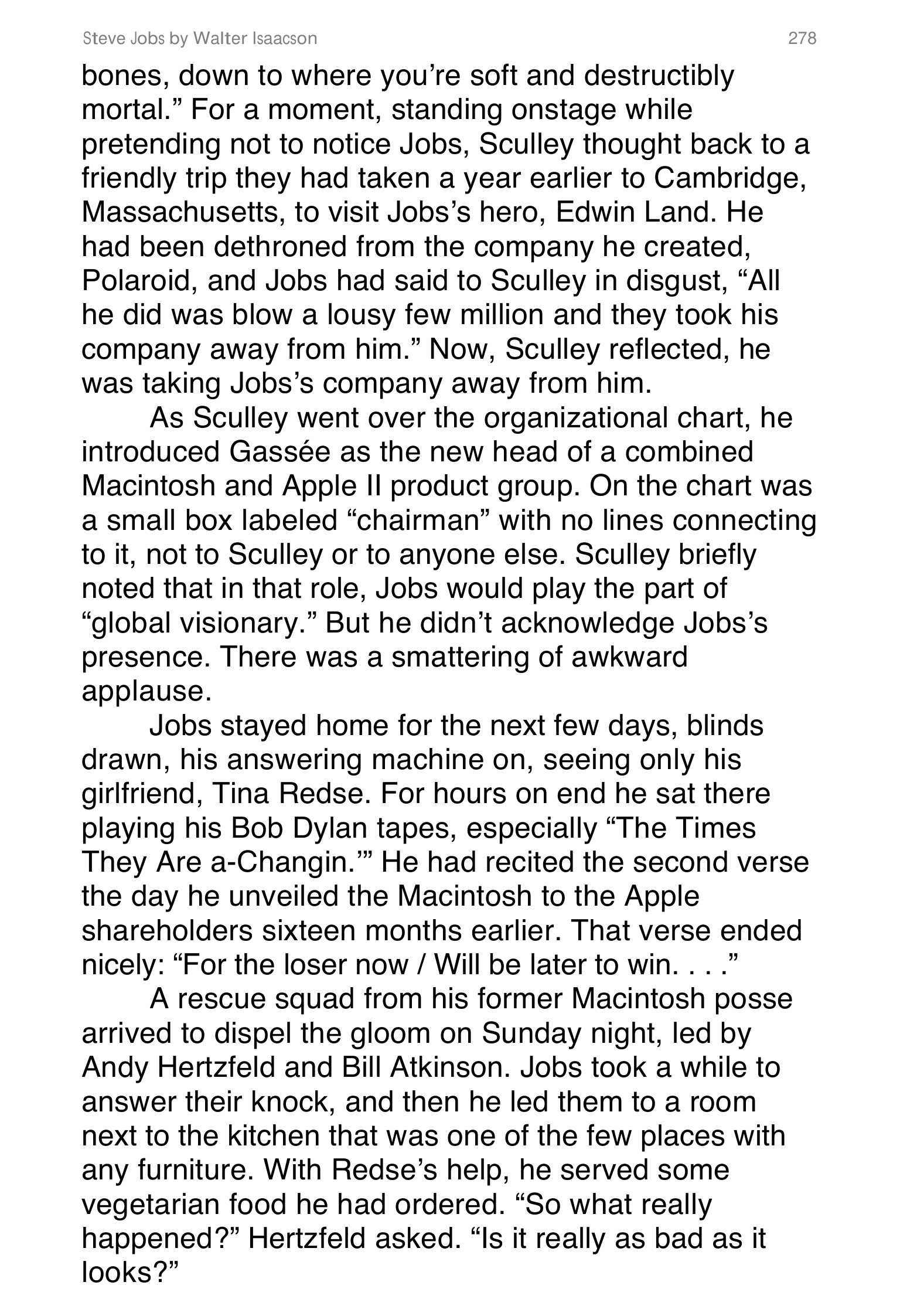 Apple Steve Jobs Biography by Walter Isaacson — page 296