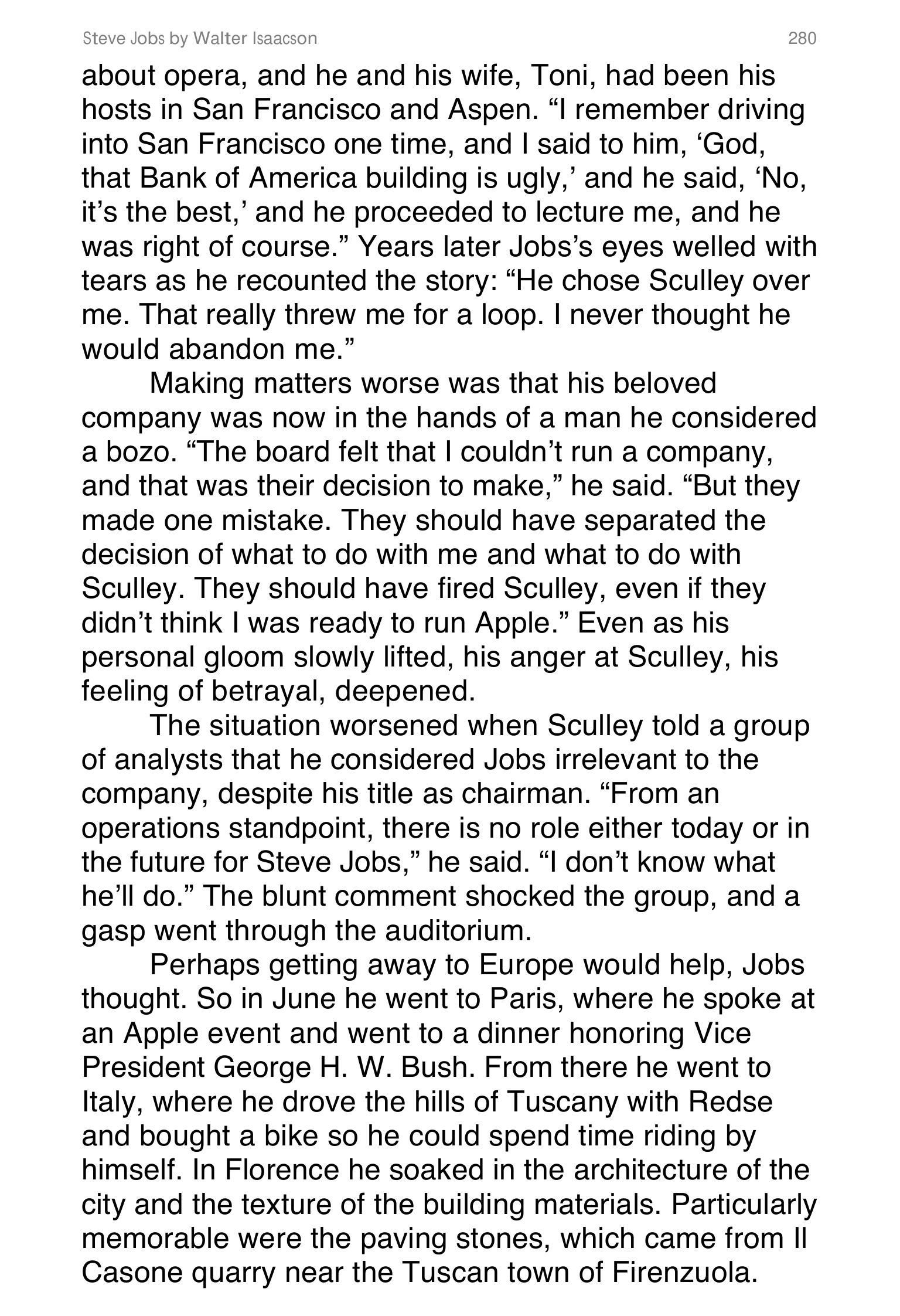 Apple Steve Jobs Biography by Walter Isaacson — page 298